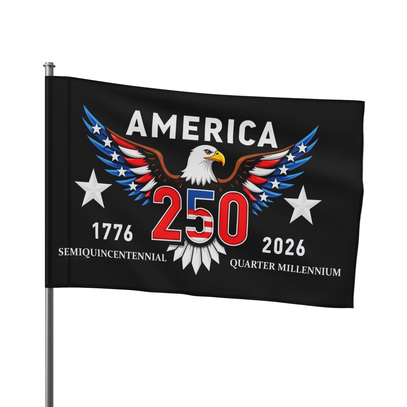 America Semiquincentennial Flag, Quarter Millennium 1776-2026 Banner, Patriotic Outdoor Garden Flag, USA 250th Anniversary Décor - Image 9
