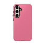 Samsung Galaxy S24 Durable Phone Case with Stylish Design, Tough Phone Cover for Everyday Use, P Pink Phone Case, Trendy Accessory