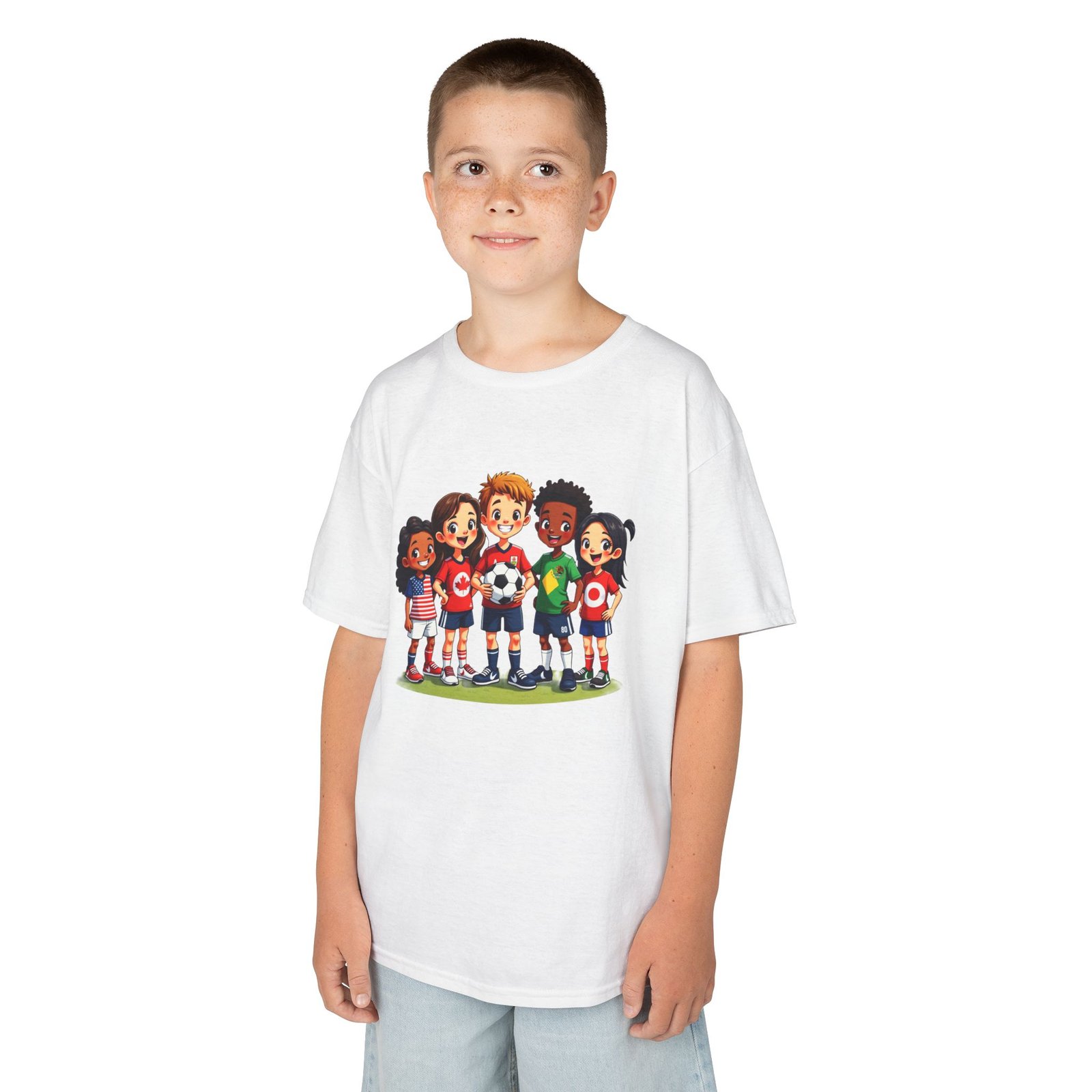Kids Soccer Graphic Tee | Youth Soccer Shirt, Soccer Ball Design