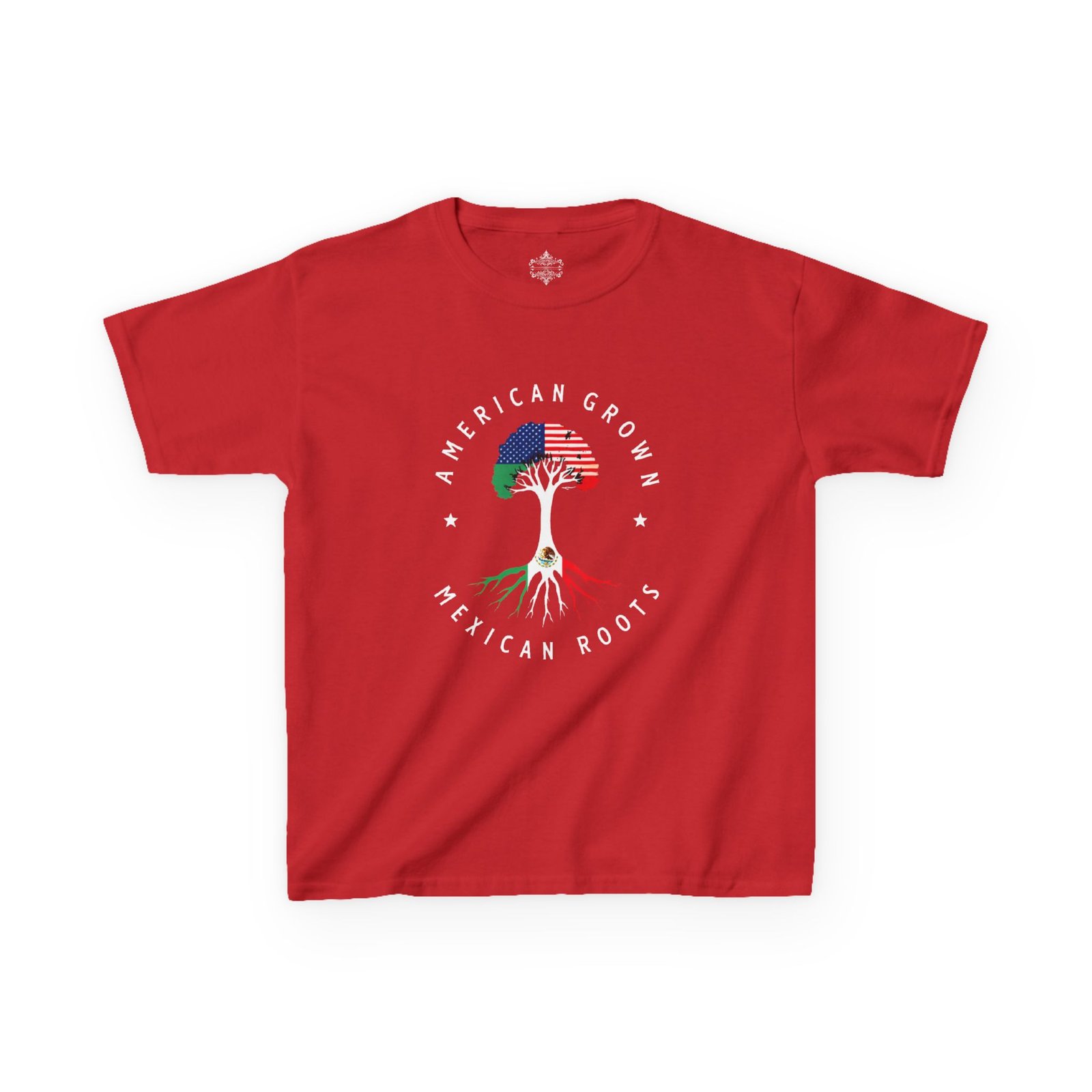 Kids Graphic Tee American Grown, Mexican Roots Youth Casual Wear, Gift for Kids, Diverse Culture Shirt, Summer Wardrobe - Image 33