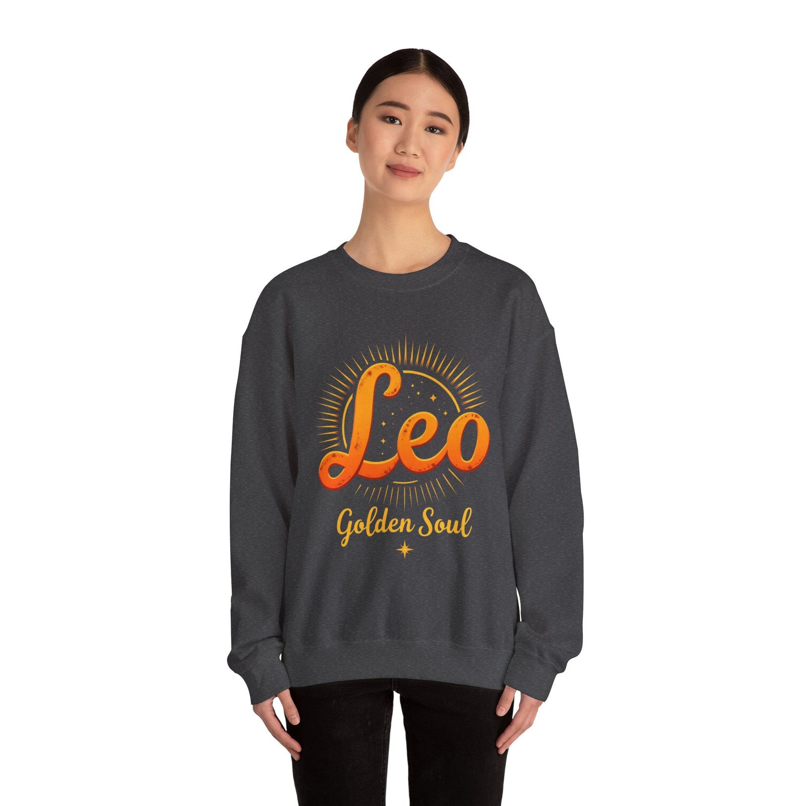 Leo Zodiac Sweatshirt, Astrology Crewneck, Golden Soul Gift, Unisex Zodiac Apparel, Horoscope Clothing - Image 24