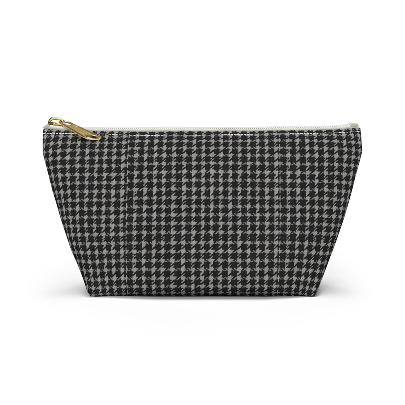 Gray Houndstooth Accessory Pouch - Image 13