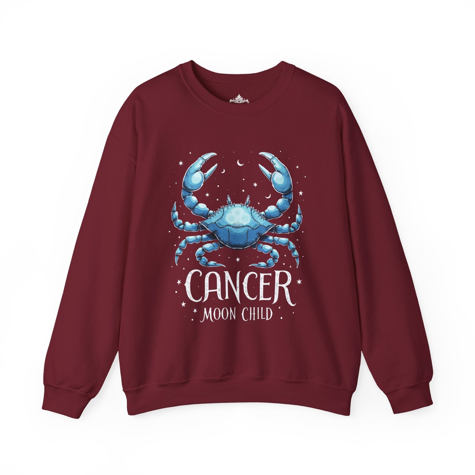 Cancer Moon Child Sweatshirt, Zodiac Sign Gift, Astrology Apparel, Horoscope Crewneck, Celestial Fashion, Holiday Gift - Image 53