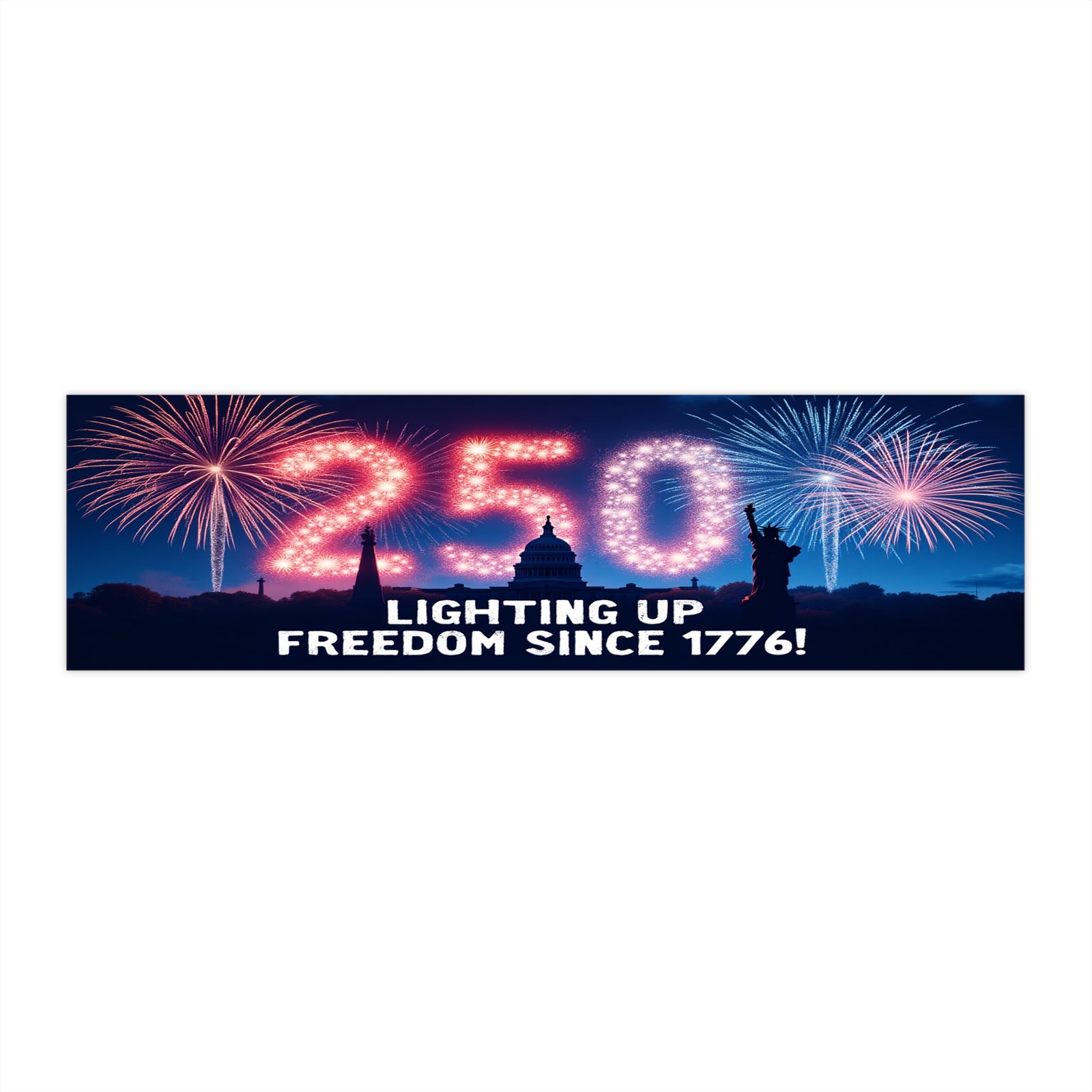 Patriotic Bumper Stickers, 4th of July Decoration 2026, Independence Day Car Decals, USA Flag Vinyl Stickers, Patriotism Gift - Image 4