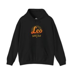 Leo Golden Soul Hoodie - Unisex Astrology Sweatshirt for Leo Birthdays, Zodiac Gift, Cozy Layer, Astrology Lovers Apparel