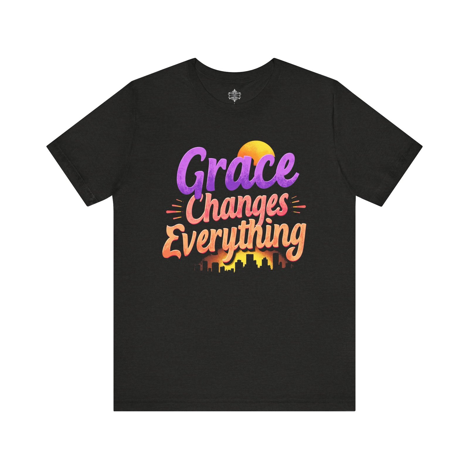 Grace Changes Everything Graphic Tee, Inspirational T-Shirt, Faith-Based Apparel, Perfect Gift for Friends, Spiritual Encouragement - Image 6