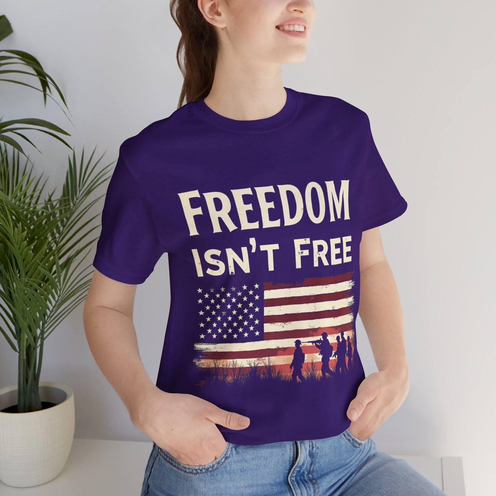 Freedom Isnt Free, Patriotic American TShirt - Image 22