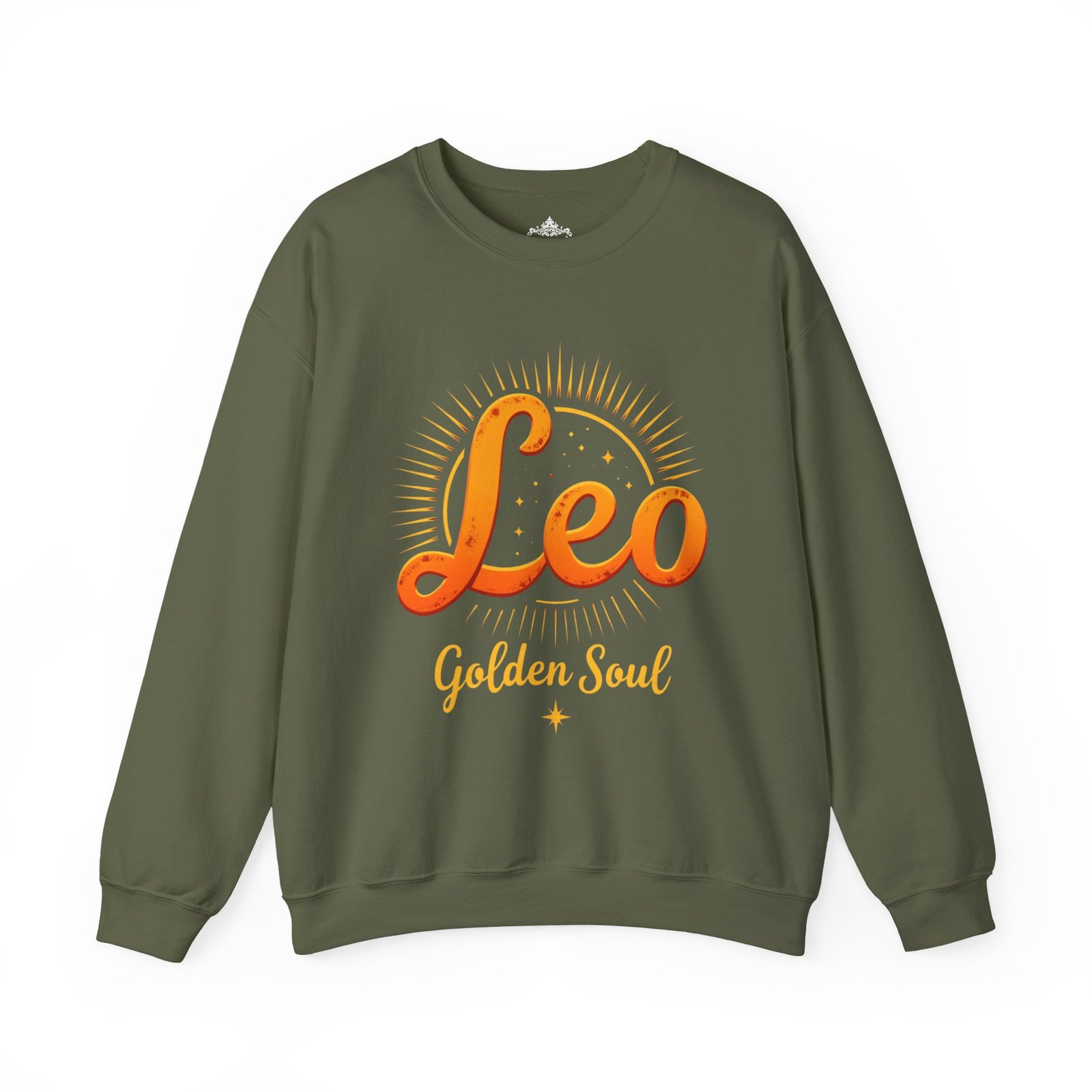 Leo Zodiac Sweatshirt, Astrology Crewneck, Golden Soul Gift, Unisex Zodiac Apparel, Horoscope Clothing - Image 13