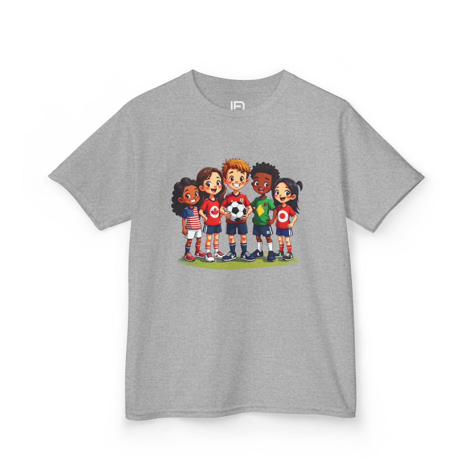 Kids Soccer Graphic Tee | Youth Soccer Shirt, Soccer Ball Design - Image 9