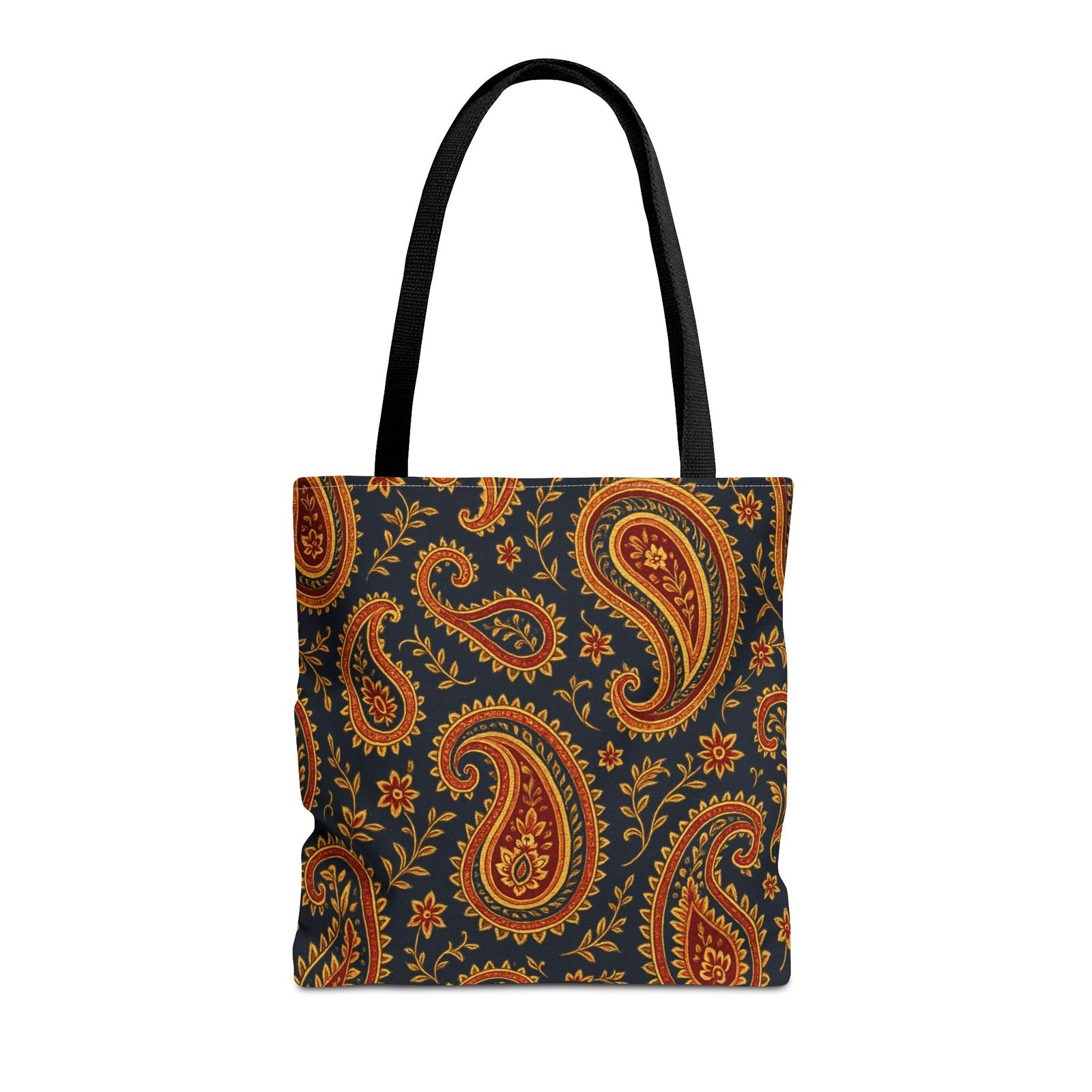 Autumn Paisley Pattern Tote Bag | All-Over Print - Image 5