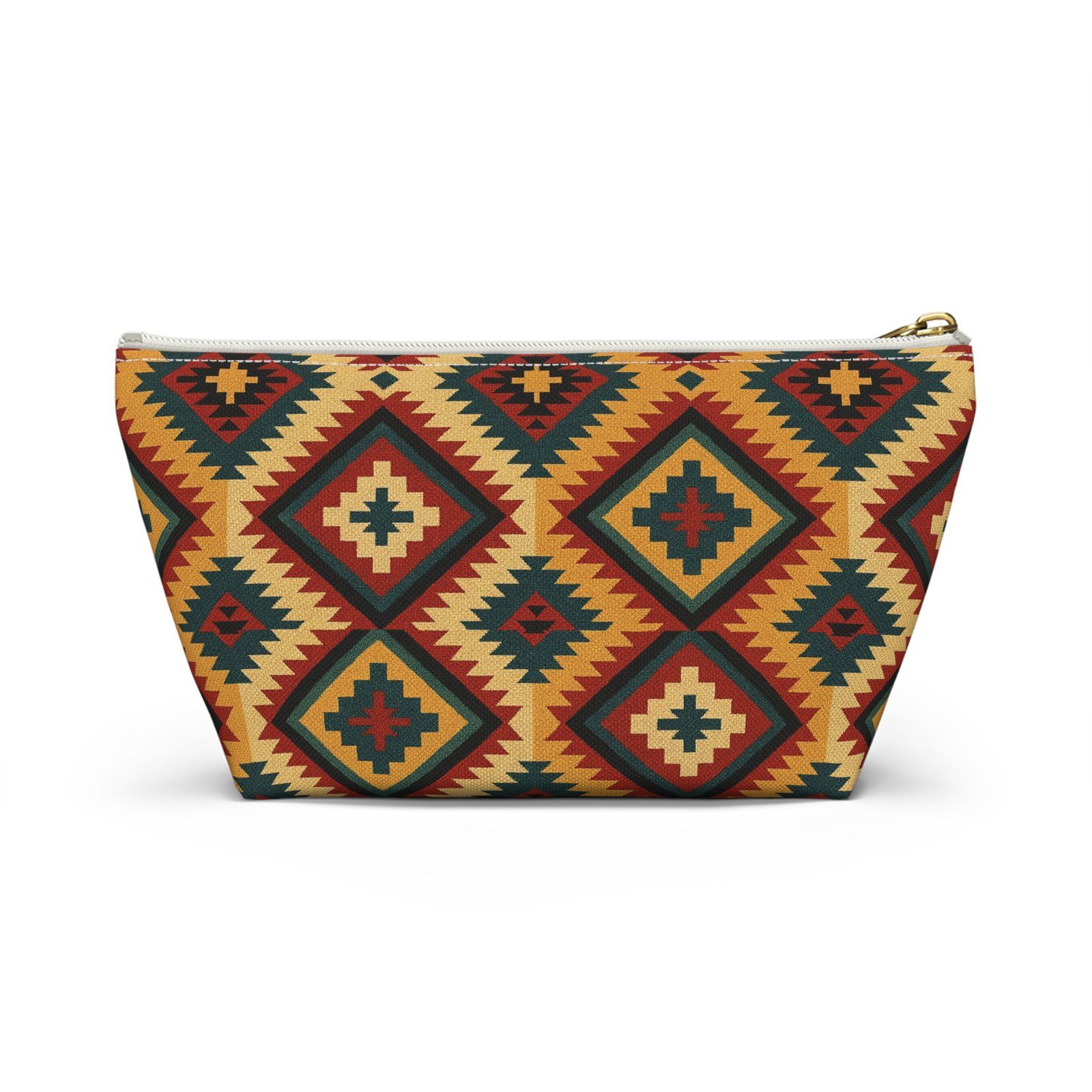 Southwestern Diamond Pattern Accessory Pouch - Image 14