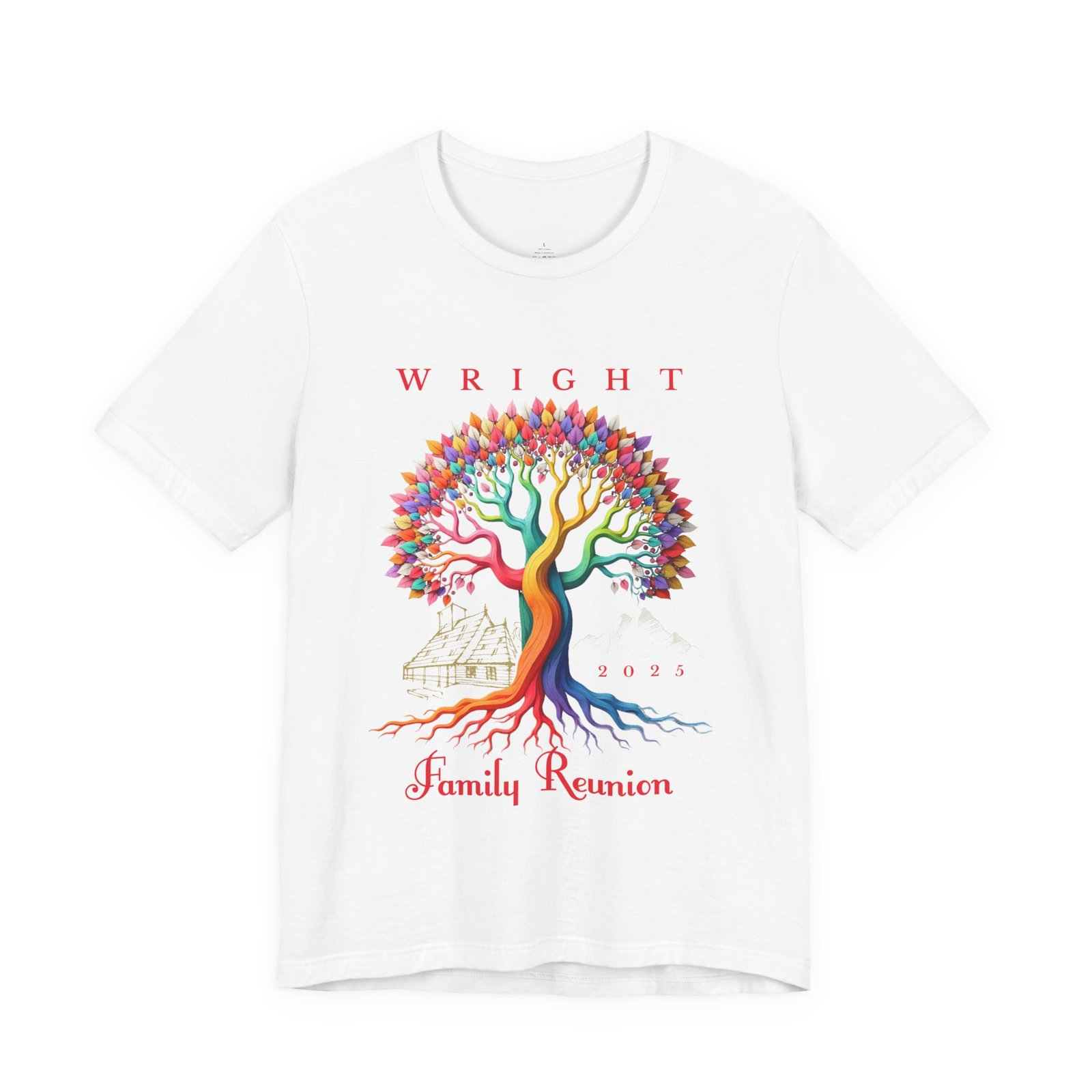 Personalized Colorful Tree of Life Family Reunion, Family Gathering Apparel, Nature Lover Gift, Ancestry - Image 3