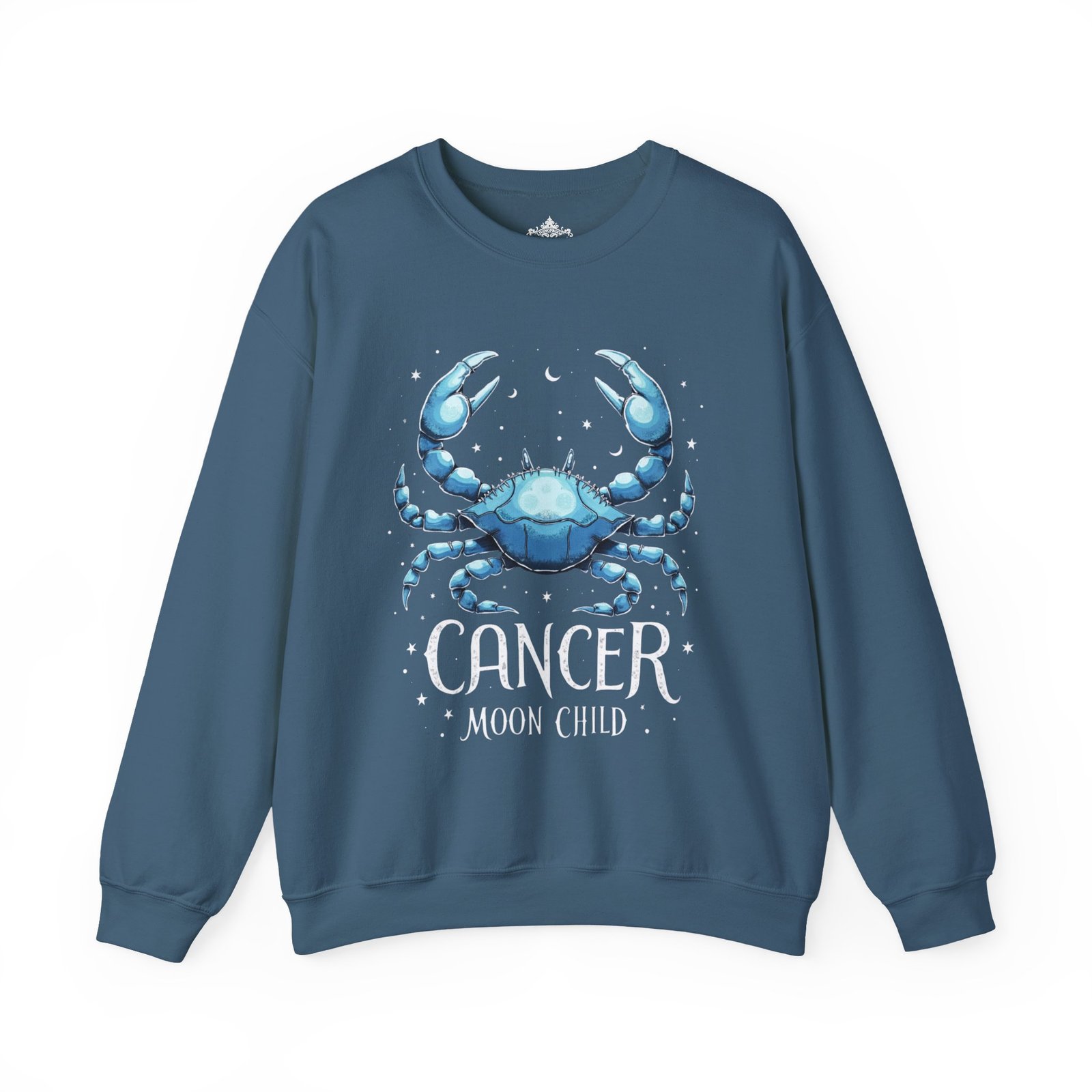 Cancer Moon Child Sweatshirt, Zodiac Sign Gift, Astrology Apparel, Horoscope Crewneck, Celestial Fashion, Holiday Gift - Image 25