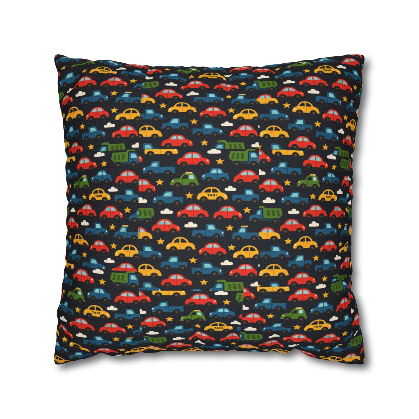 Colorful Cars Pattern | kids car pattern, black background, playful nursery decor - Image 19