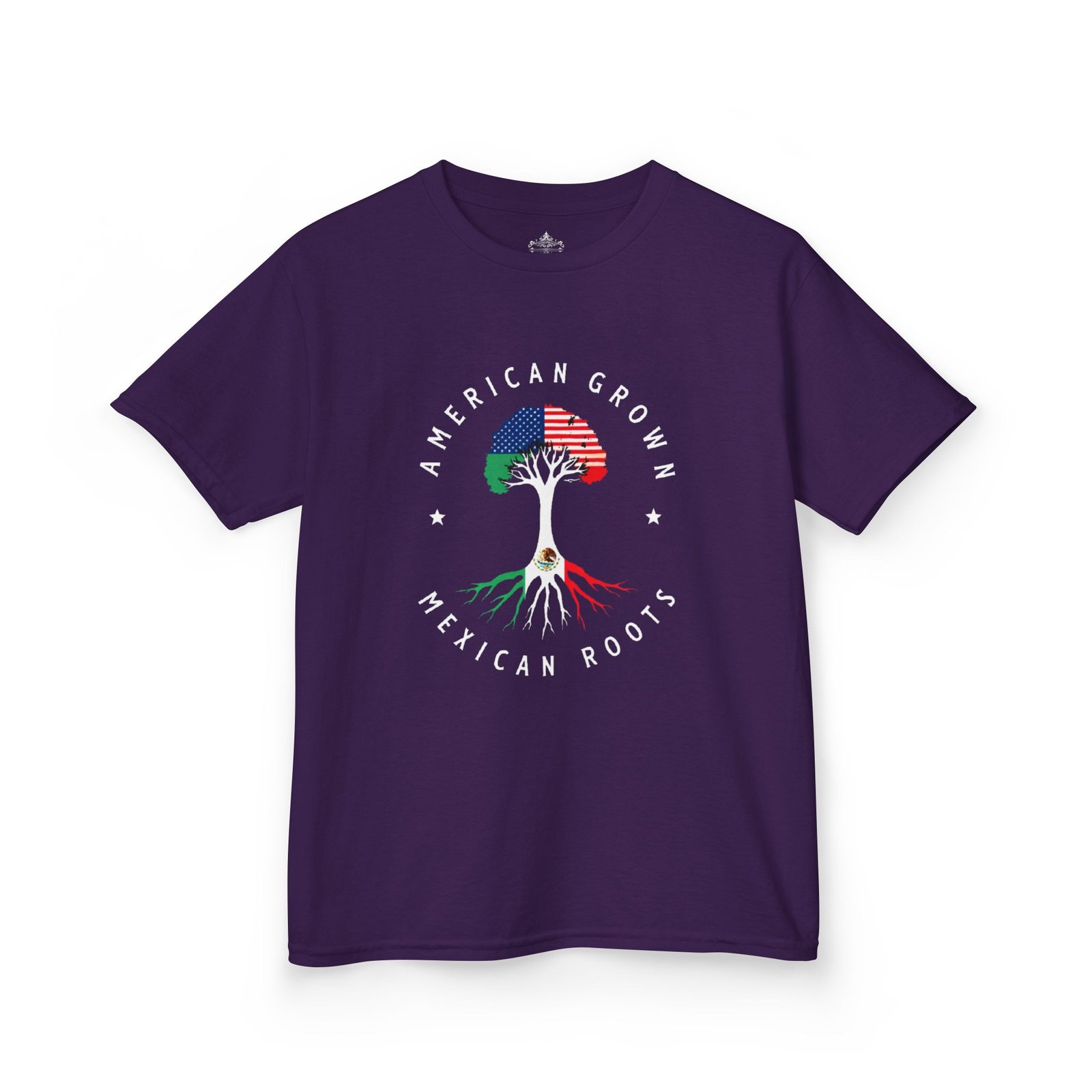 Kids Graphic Tee American Grown, Mexican Roots Youth Casual Wear, Gift for Kids, Diverse Culture Shirt, Summer Wardrobe - Image 27