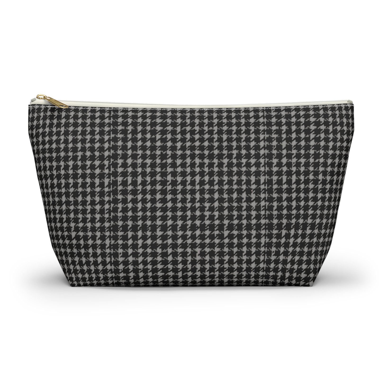 Gray Houndstooth Accessory Pouch - Image 5