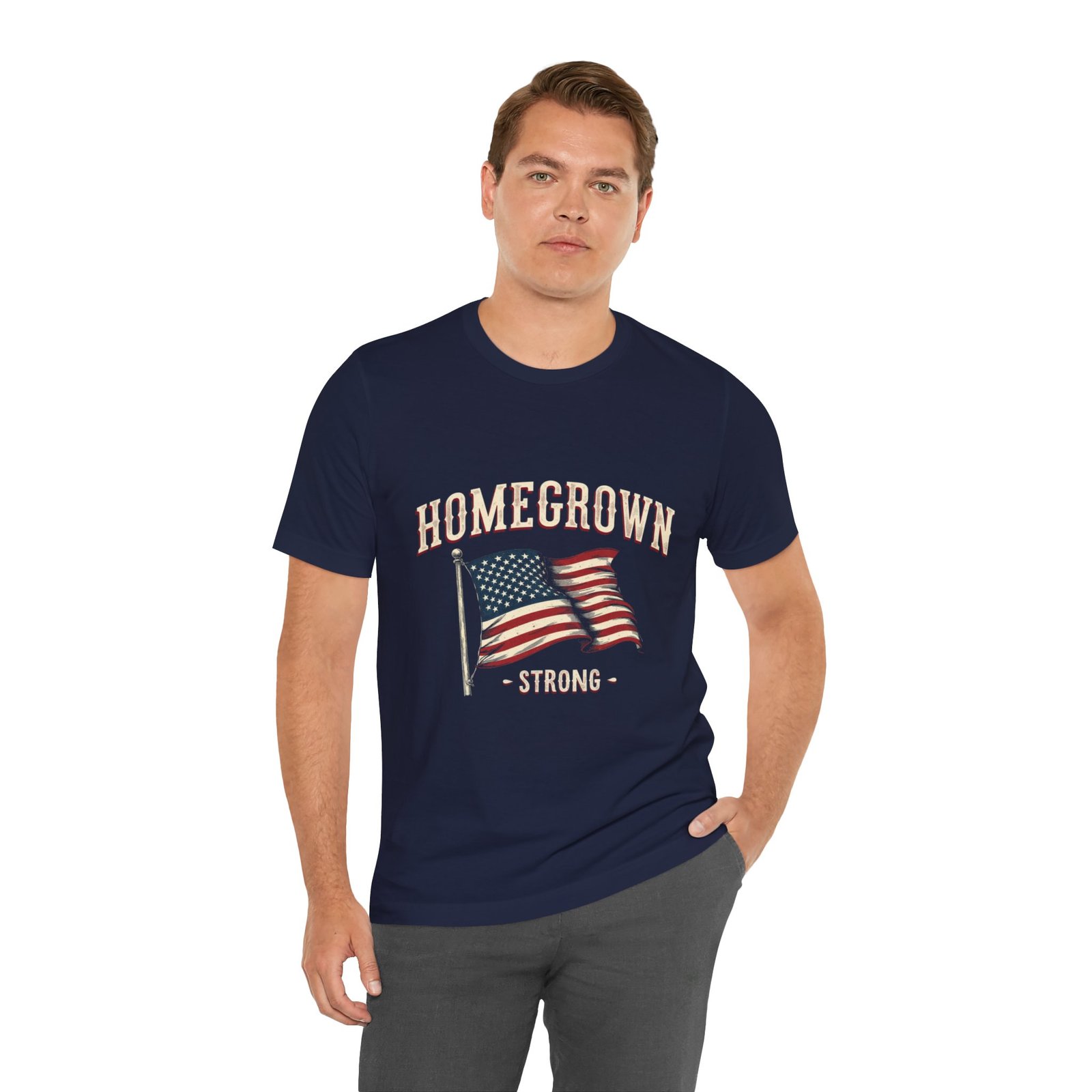Homegrown Strong American Pride Shirt, 4th of July Patriotic Tee - Image 20