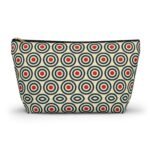 Retro Concentric Circles Accessory Pouch