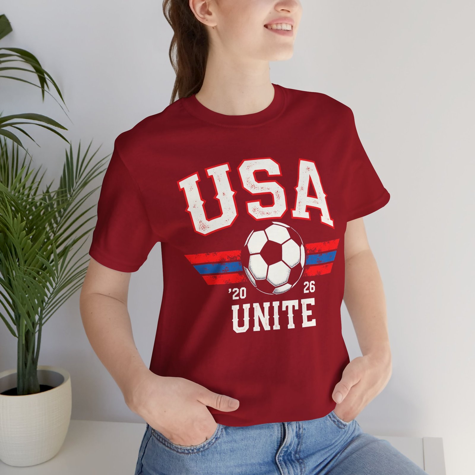 USA Unite Soccer Tee, United States Soccer T-Shirt, America Sports Fan Shirt, Patriotic Football Tee, Team Sports Jersey - Image 37