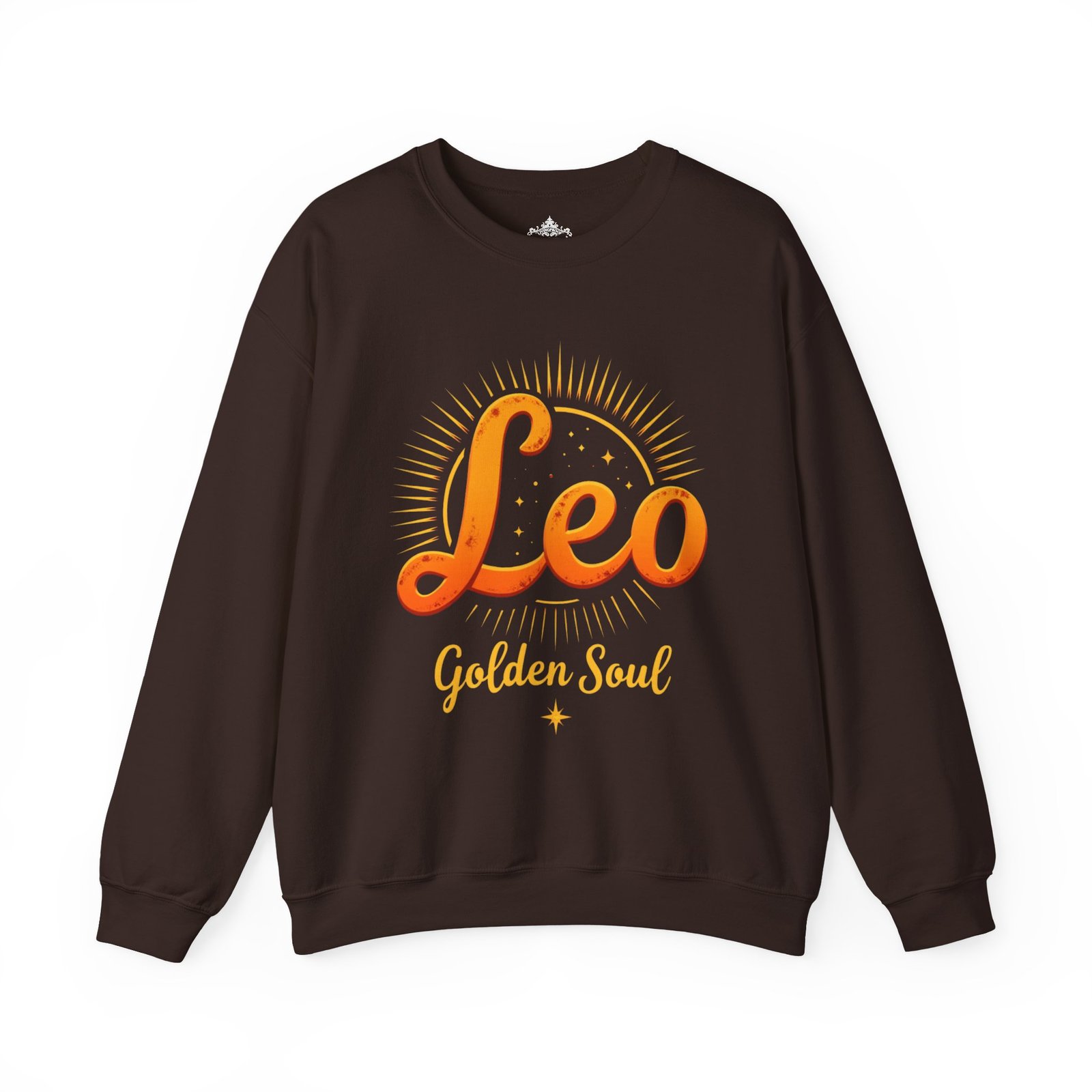 Leo Zodiac Sweatshirt, Astrology Crewneck, Golden Soul Gift, Unisex Zodiac Apparel, Horoscope Clothing - Image 9