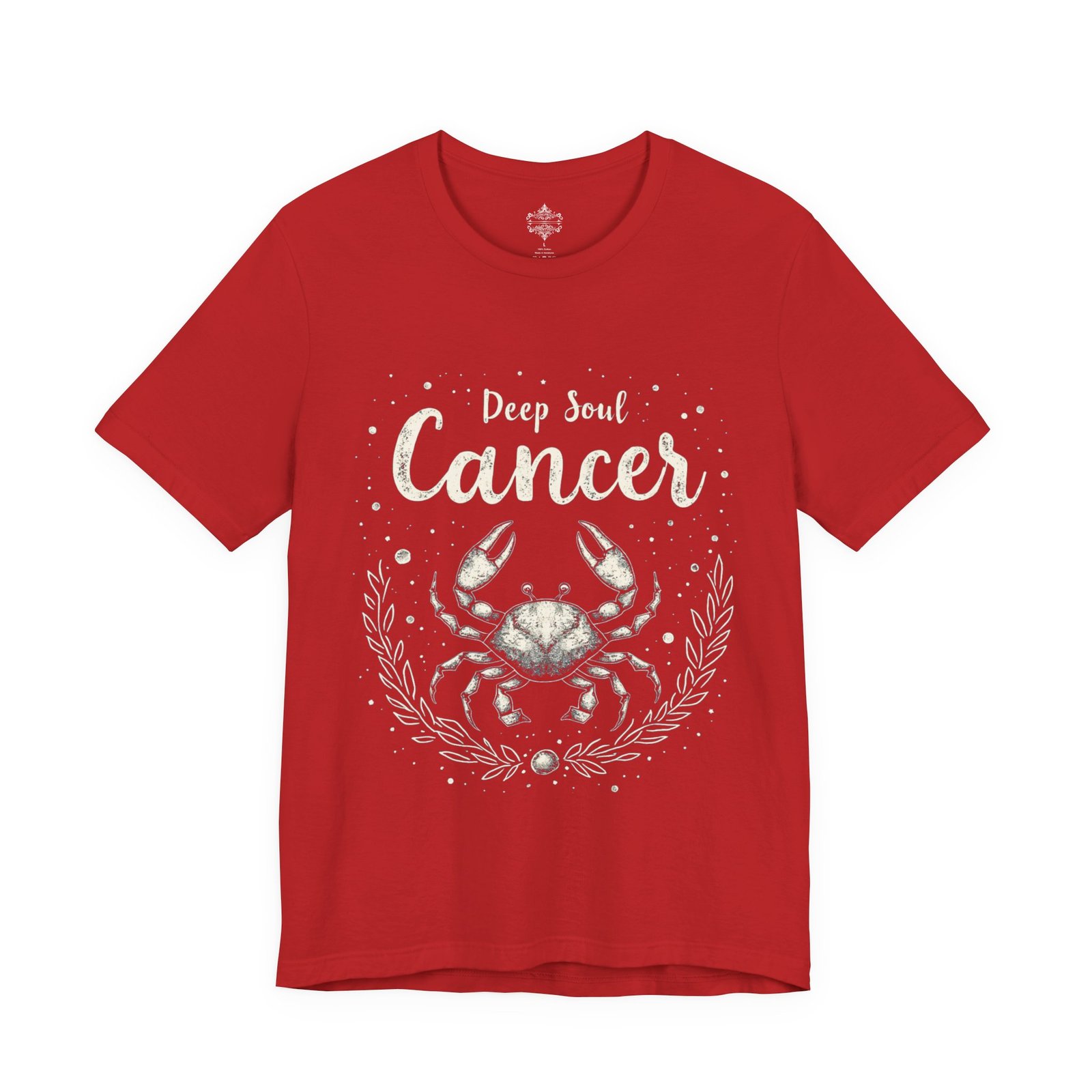 Cancer Zodiac Sign T-Shirt, Astrology Gift, Deep Soul Tee, Birthday Gift for Cancer, Crab Design Shirt, Unisex Short Sleeve Tee - Image 43