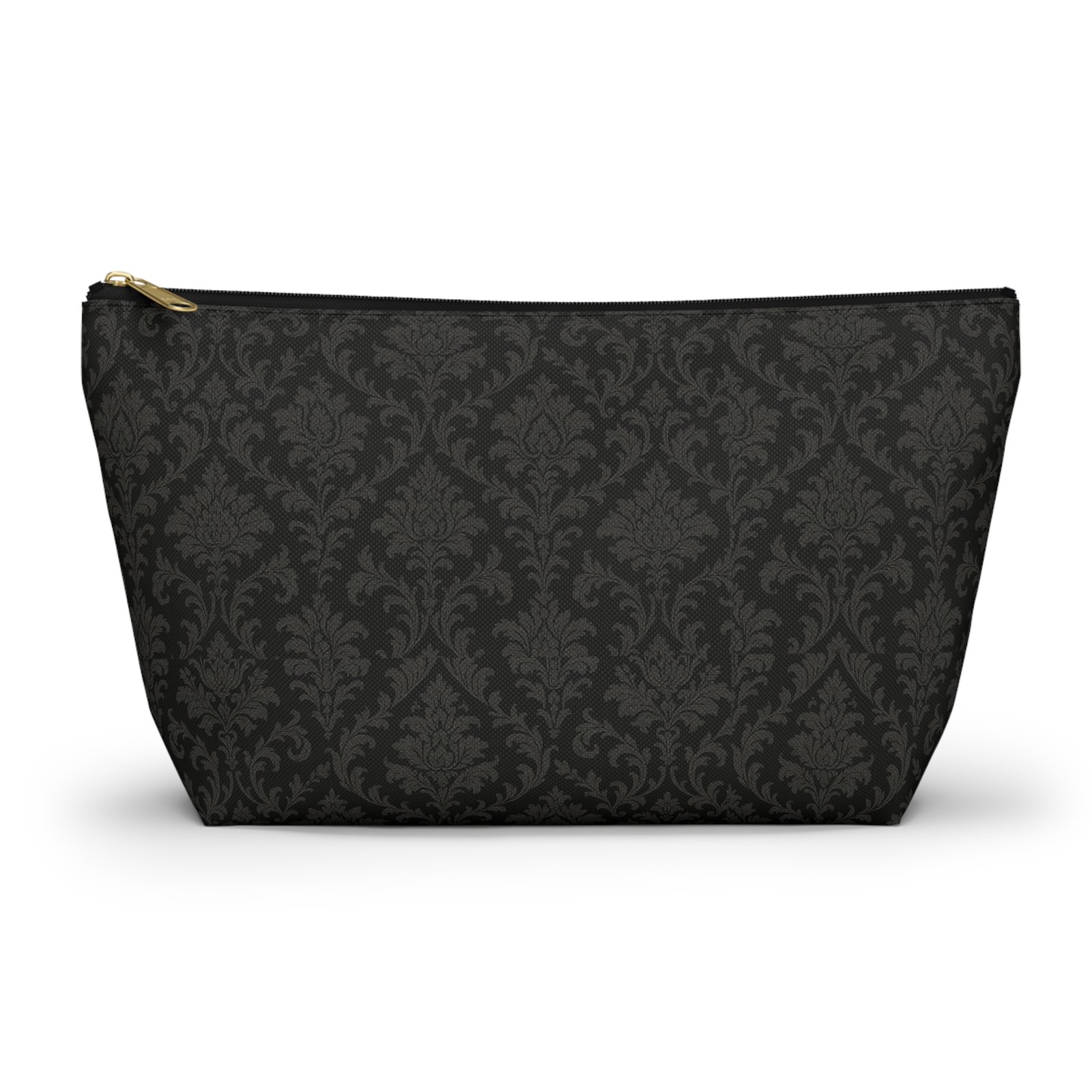 Black Damask Accessory Pouch