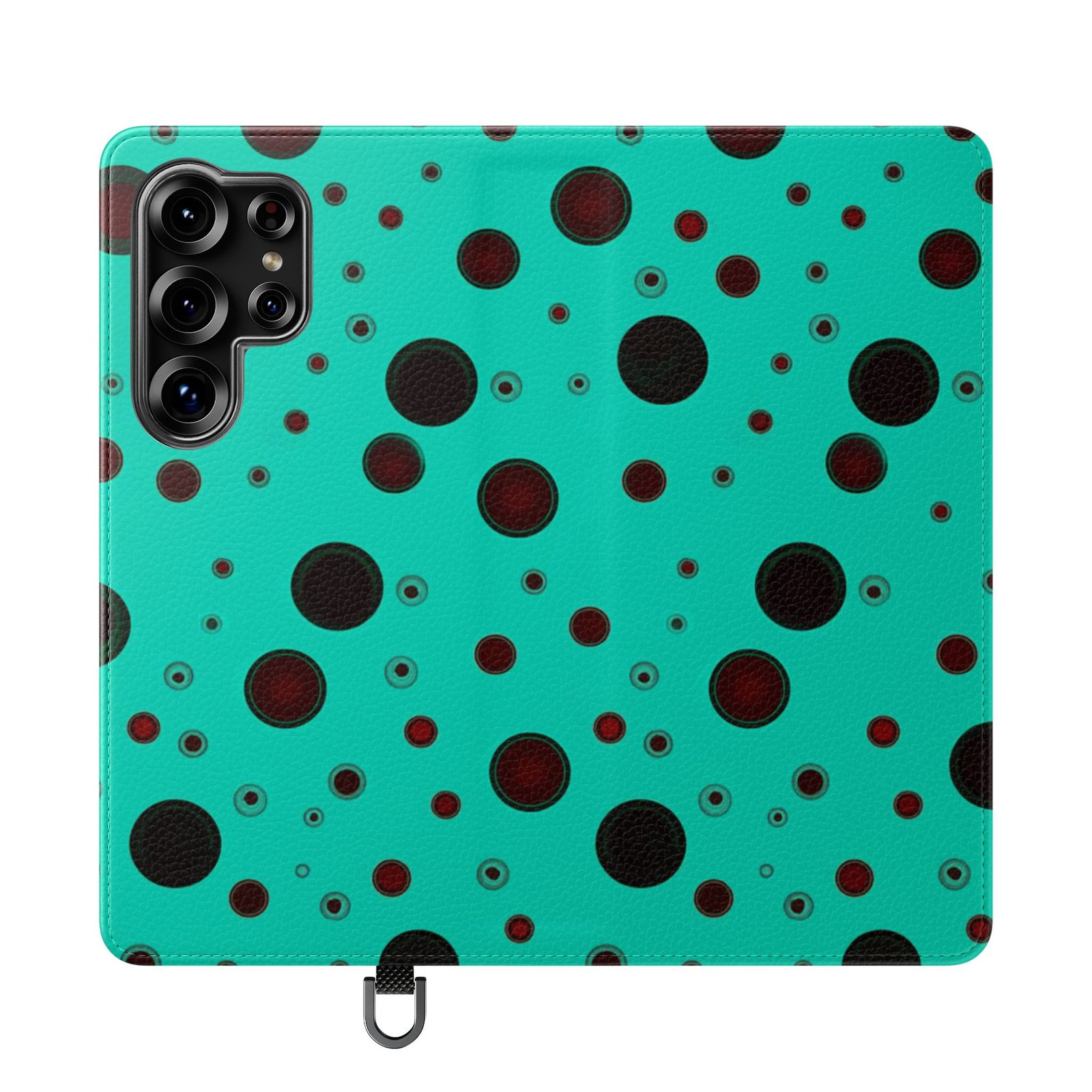 Samsung Galaxy S25, Stylish Flip Case with Bold Dot Design | Phone Wallet, Trendy Accessory - Image 9