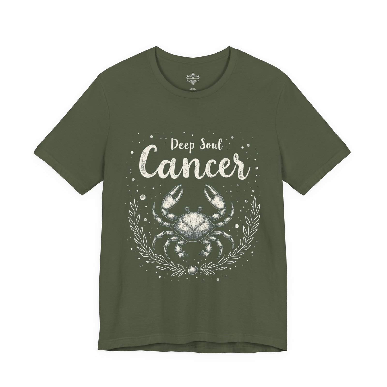 Cancer Zodiac Sign T-Shirt, Astrology Gift, Deep Soul Tee, Birthday Gift for Cancer, Crab Design Shirt, Unisex Short Sleeve Tee - Image 19