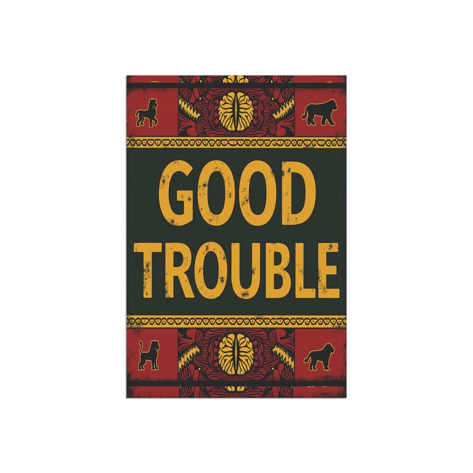 Good Trouble Garden Banner, Vibrant Decorative Flag for Home, Outdoor Decor, Good Trouble Sign, Summer Garden Decor, Unique Gift Idea - Image 3