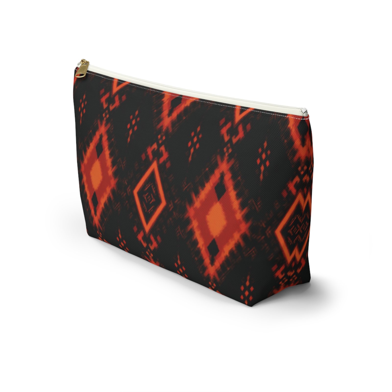 Southwestern Diamond Ikat Accessory Pouch - Image 7