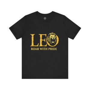 Leo Pride Unisex Tee - Roar with Pride Shirt, Zodiac Gift, Astrology Tee, Birthday Gift, Leo Season Apparel