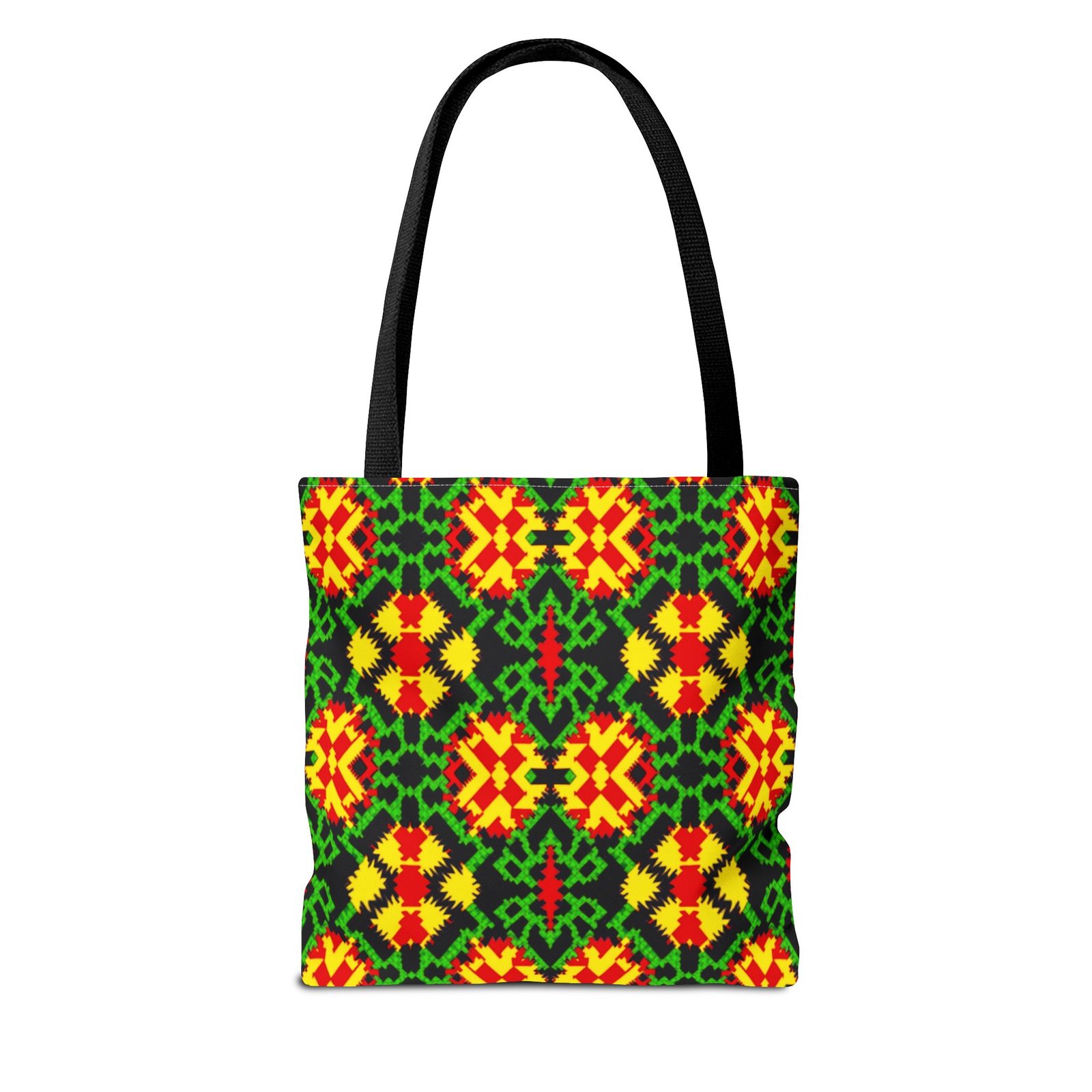 African Print Tote Bag, Ankara Tote, Ethnic Style Handbag, Colorful Market Bag, Tribal Print Shoulder Bag, Beach Tote - Image 2