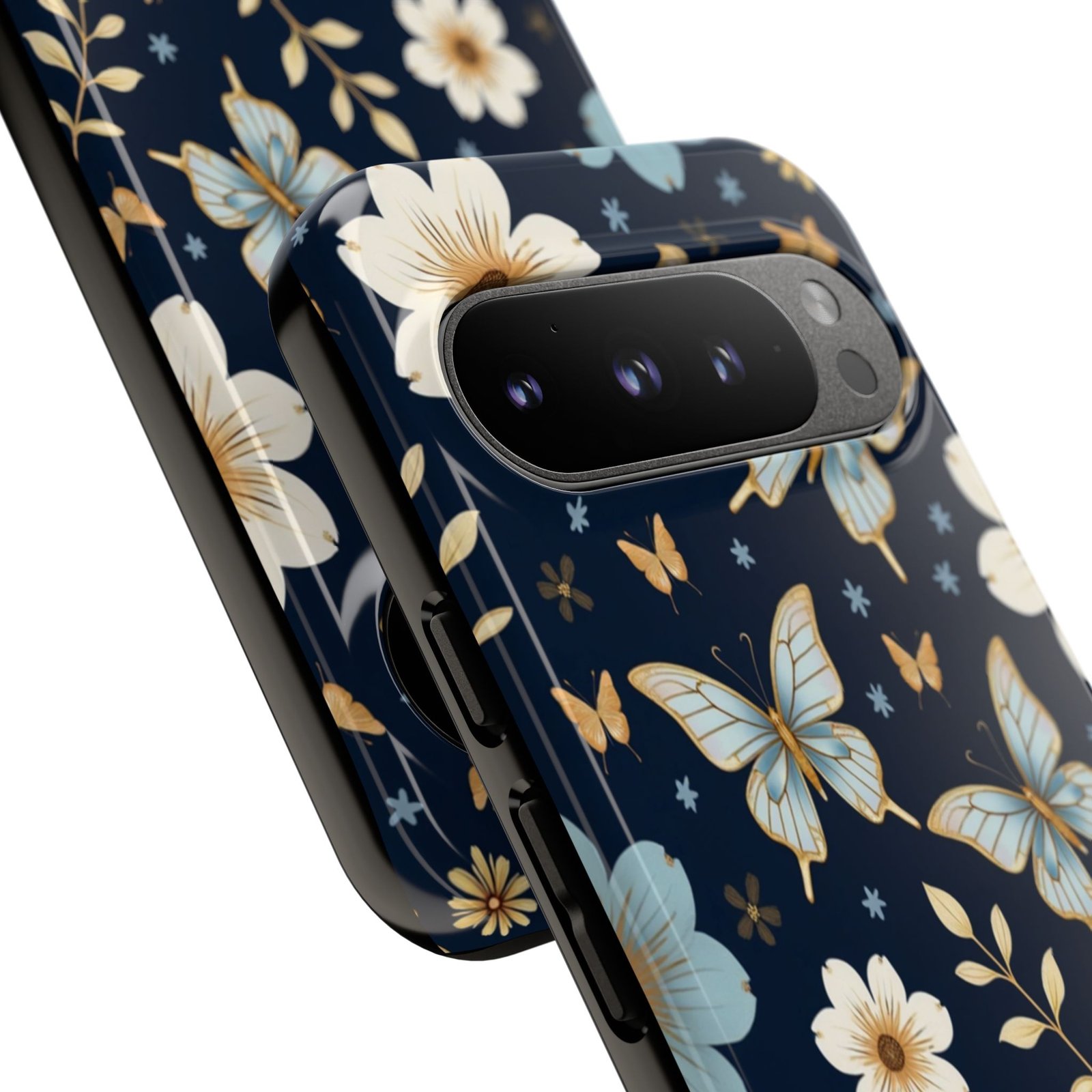 Google Pixel 9 Floral Butterfly Phone Case, Tough Cases, Cute Phone Accessories, Nature-Inspired Tech, Gift for Her, Birthday Present - Image 5