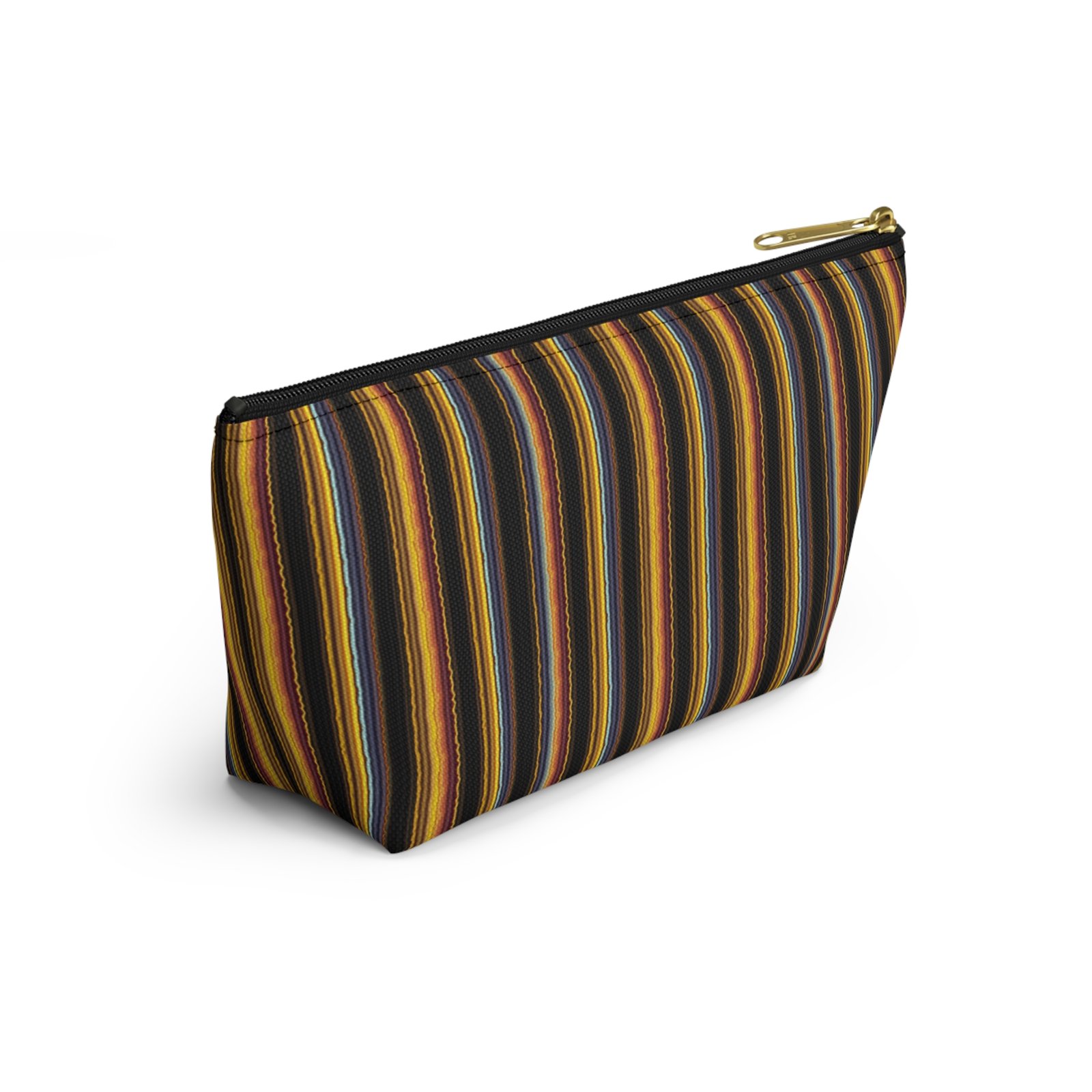 Autumn Stripe Accessory Pouch | T-Bottom Makeup Bag - Image 12