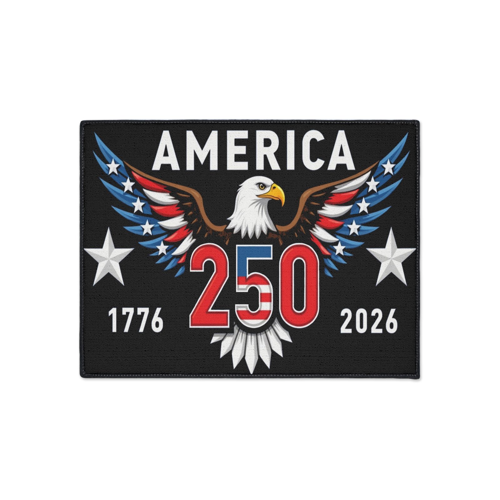 Patriotic Mat, America 250 Eagle, Heavy Duty Rug for Home Decor, Non-Slip Floor Cover, Indoor Outdoor Rug, Patriotic Gift - Image 13