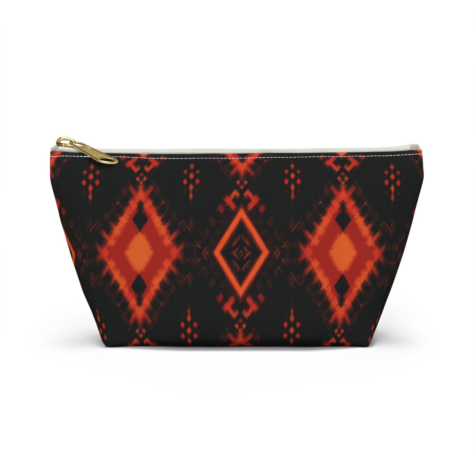 Southwestern Diamond Ikat Accessory Pouch - Image 13