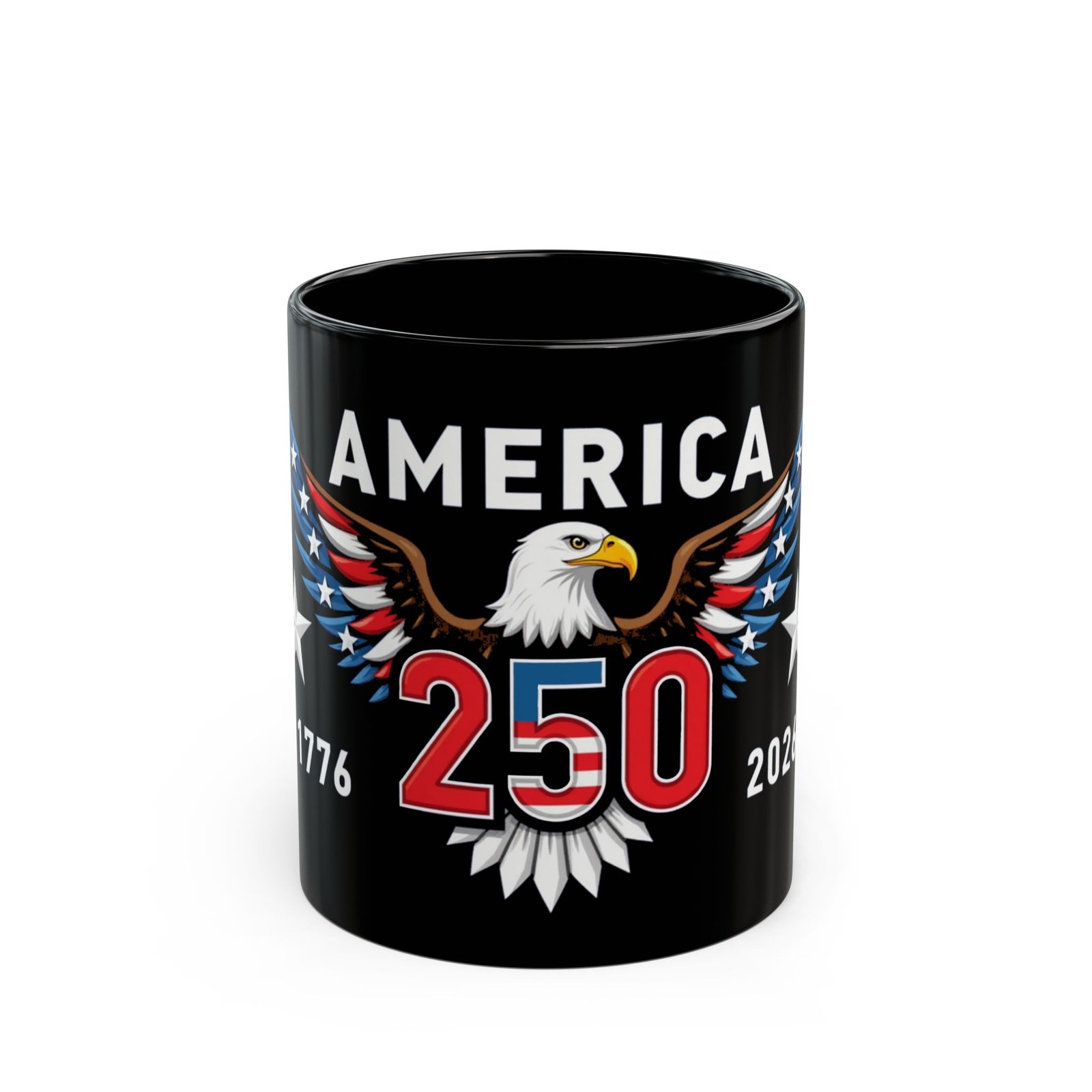 America 250th Anniversary Mug, Patriotic Coffee Cup, USA Bicentennial Drinkware, Independence Day Gift, Memorial Day Souvenir, Flag