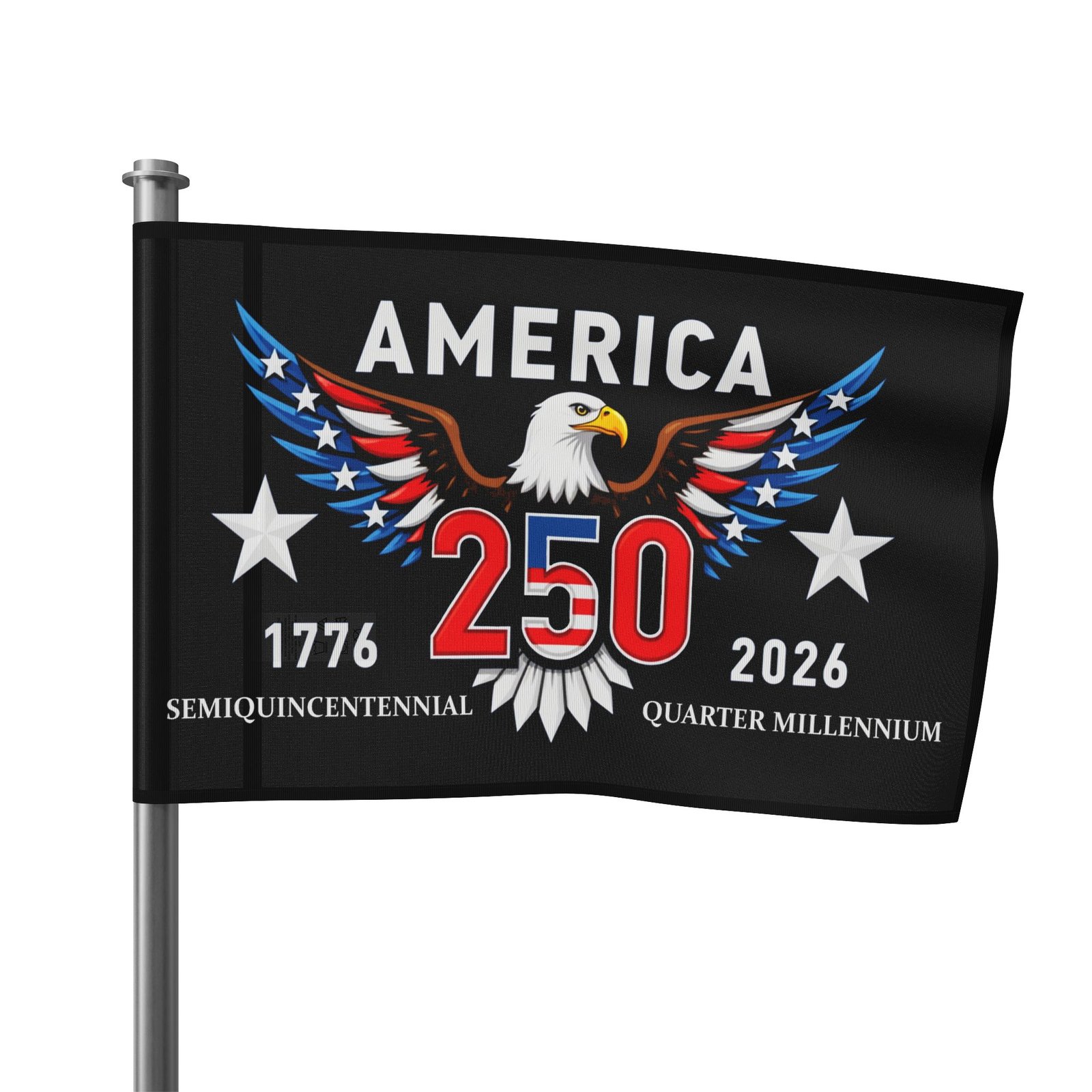 America Semiquincentennial Flag, Quarter Millennium 1776-2026 Banner, Patriotic Outdoor Garden Flag, USA 250th Anniversary Décor - Image 15