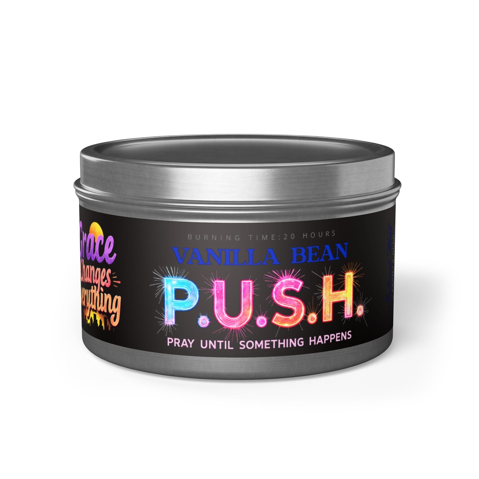 P.U.S.H. Vanilla Bean Comfort Candle, Pray Until Something Happens - Image 21
