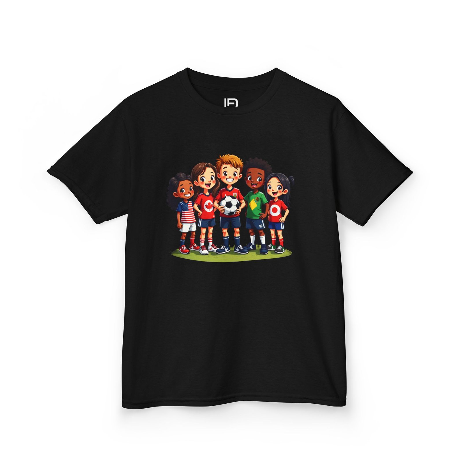 Kids Soccer Graphic Tee | Youth Soccer Shirt, Soccer Ball Design - Image 5
