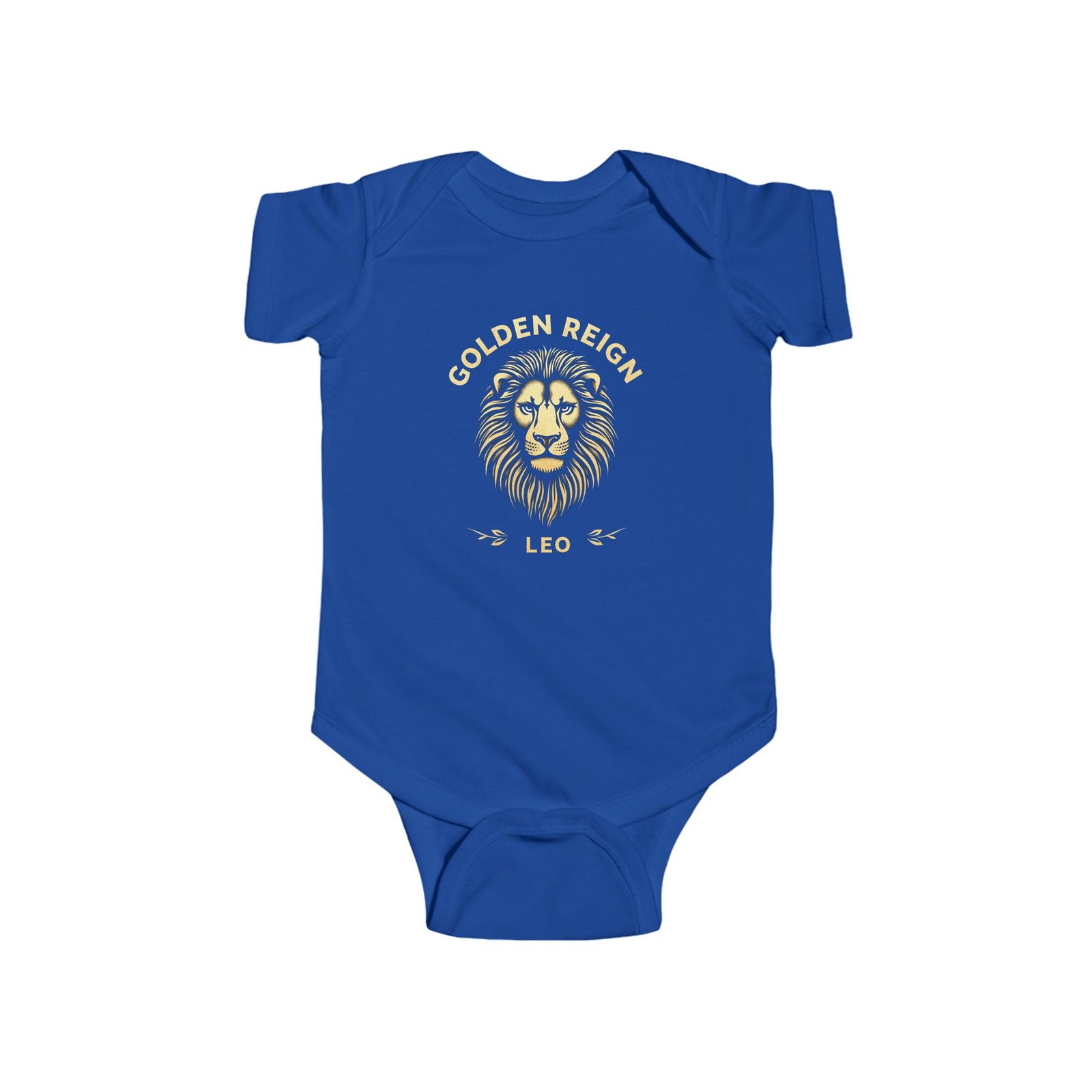 Leo Baby Bodysuit - Golden Reign Design, Cute Infant Apparel, Newborn Gift, Astrology Baby Clothes, Baby Shower Present - Image 7