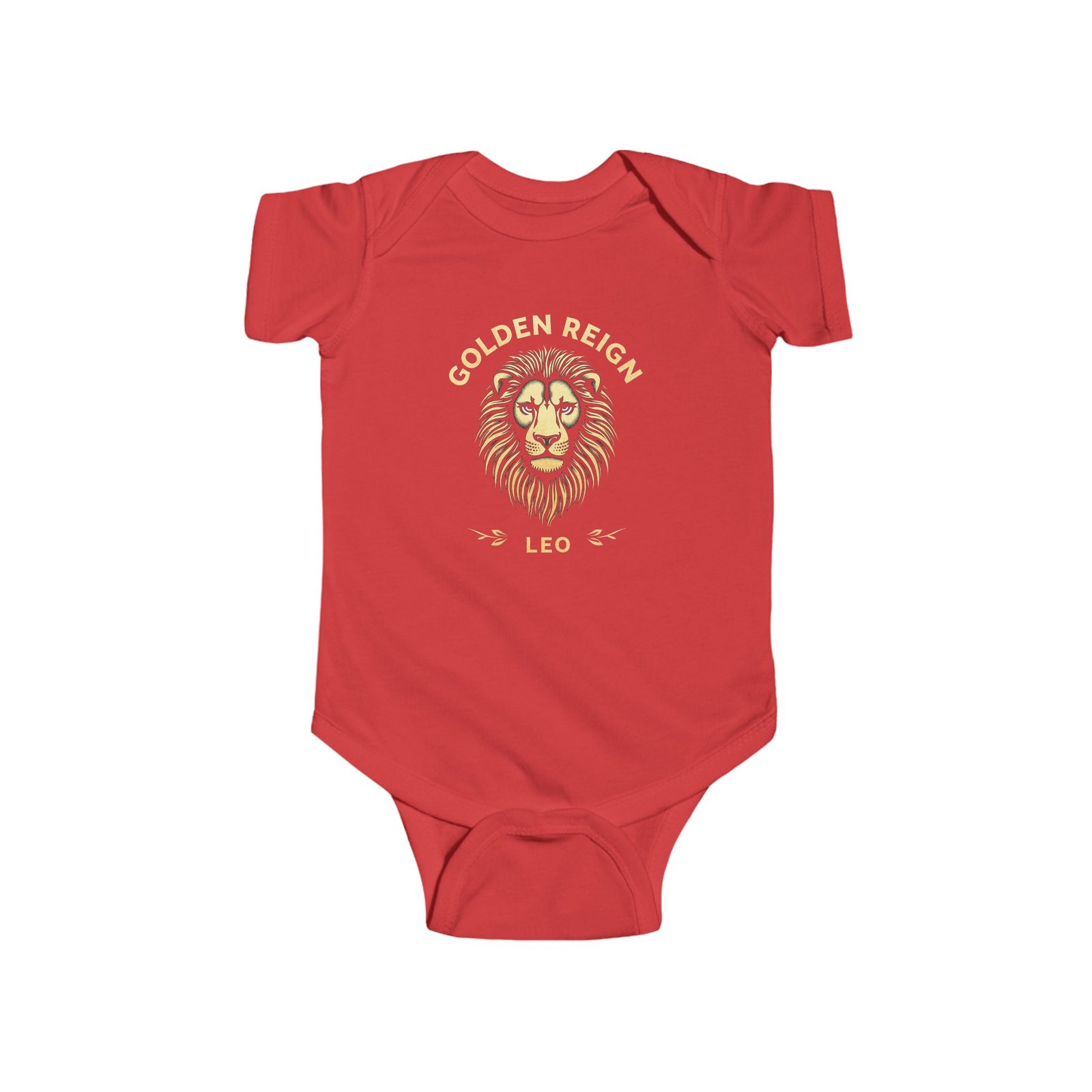 Leo Baby Bodysuit - Golden Reign Design, Cute Infant Apparel, Newborn Gift, Astrology Baby Clothes, Baby Shower Present - Image 16