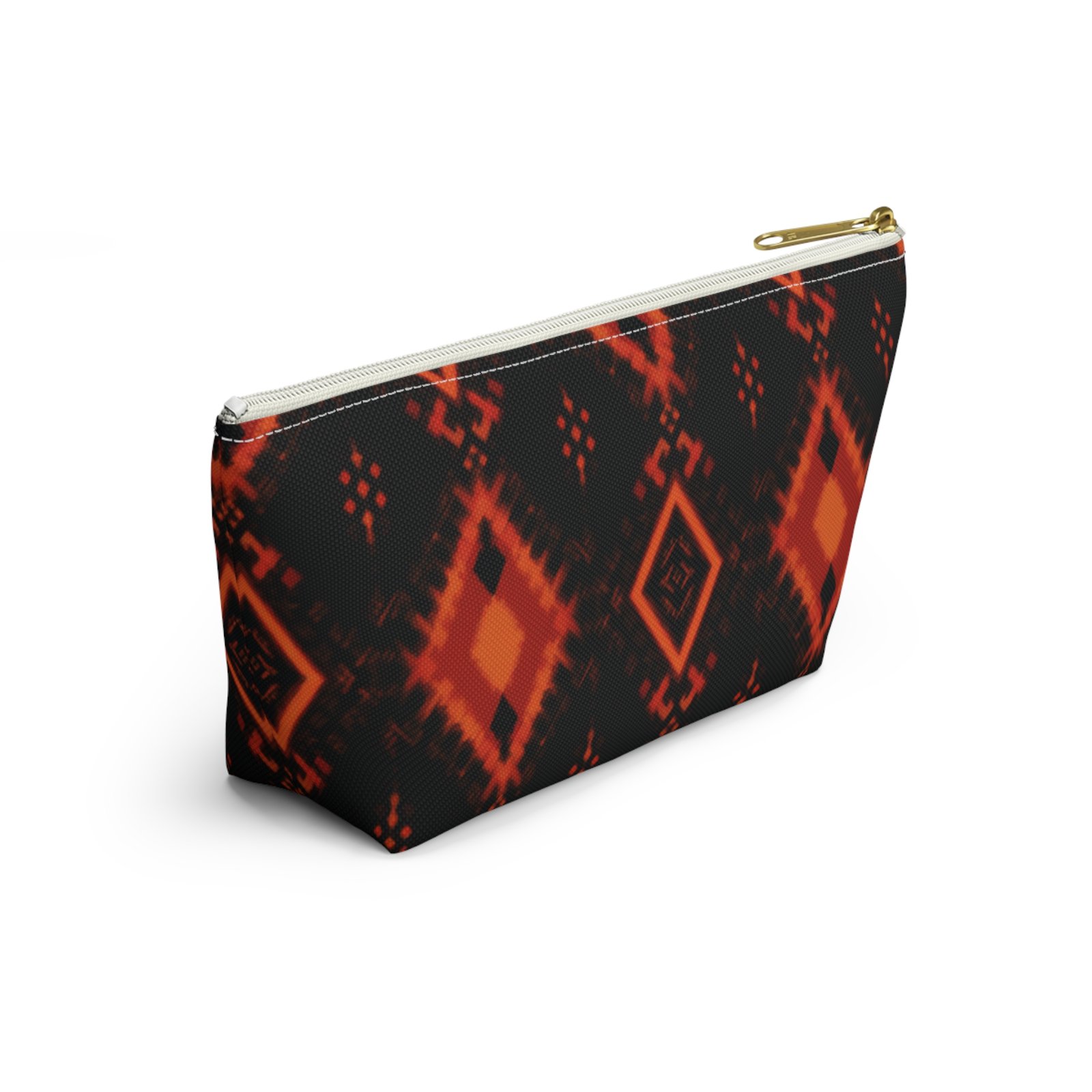 Southwestern Diamond Ikat Accessory Pouch - Image 16