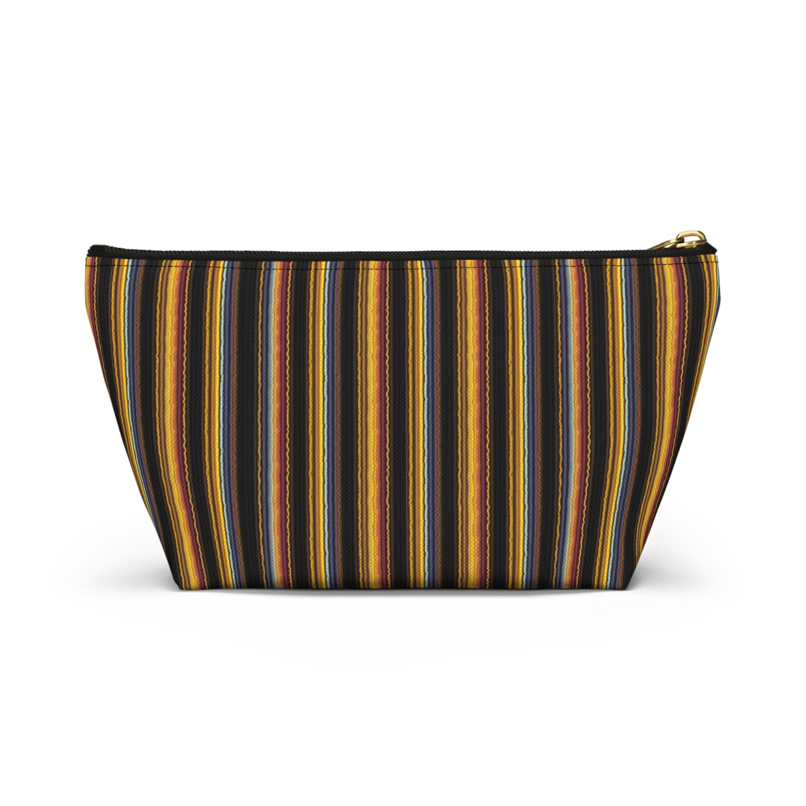 Autumn Stripe Accessory Pouch | T-Bottom Makeup Bag - Image 10