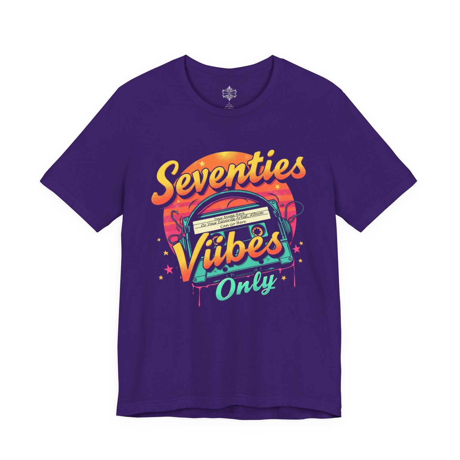 Seventies Vibes Only T-Shirt, Retro Tee, Vintage Short Sleeve, Music Lover Gift, Nostalgic Apparel, Groovy Style - Image 35