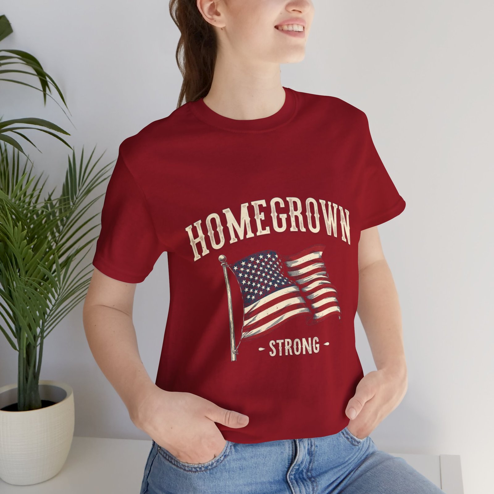 Homegrown Strong American Pride Shirt, 4th of July Patriotic Tee - Image 33
