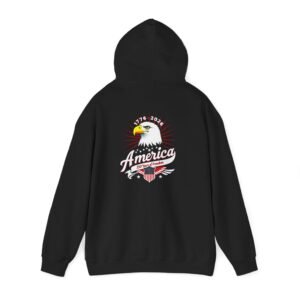 Patriotic Eagle Hoodie 2026, America 250th Anniversary Sweatshirt, Unisex USA Freedom Pullover
