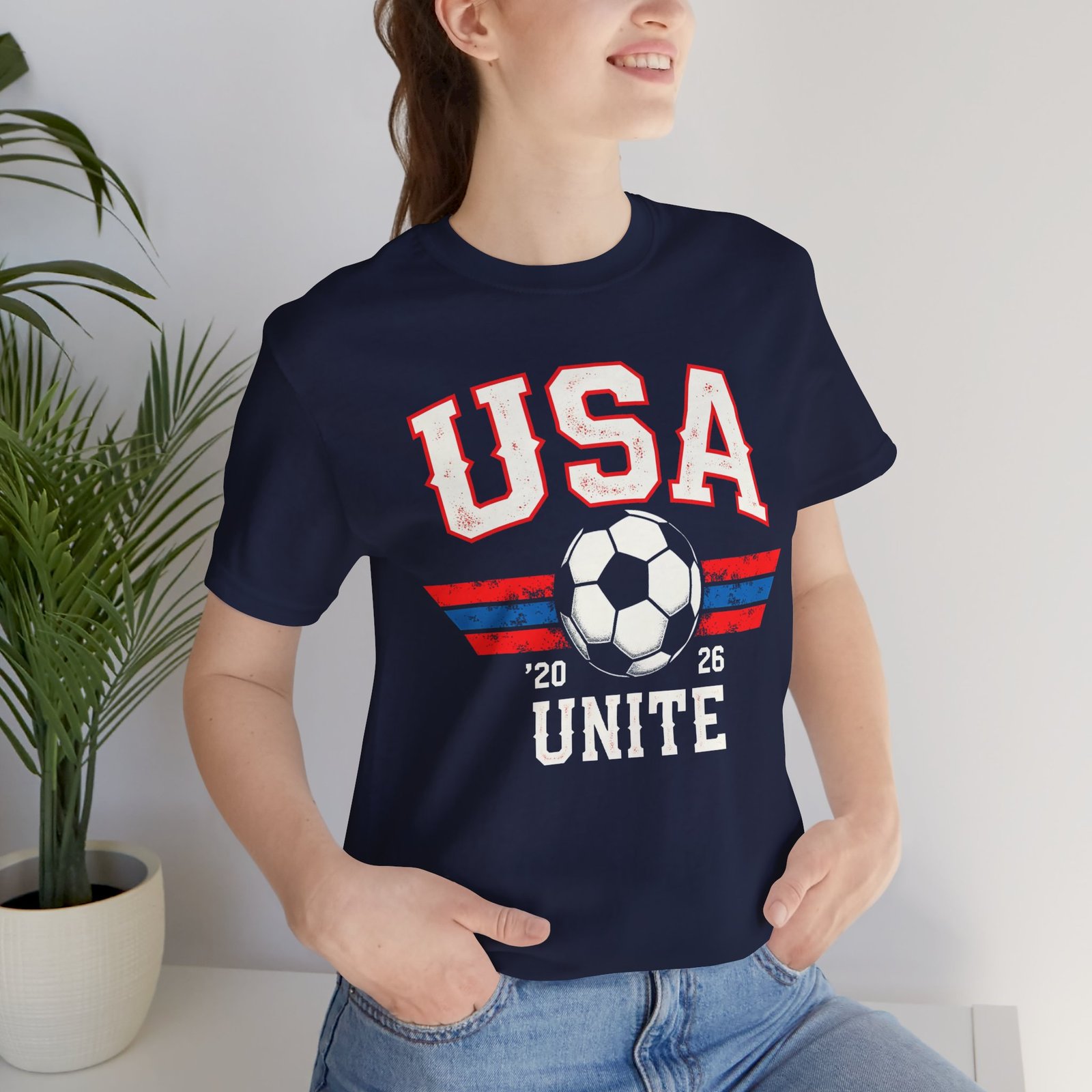 USA Unite Soccer Tee, United States Soccer T-Shirt, America Sports Fan Shirt, Patriotic Football Tee, Team Sports Jersey - Image 28
