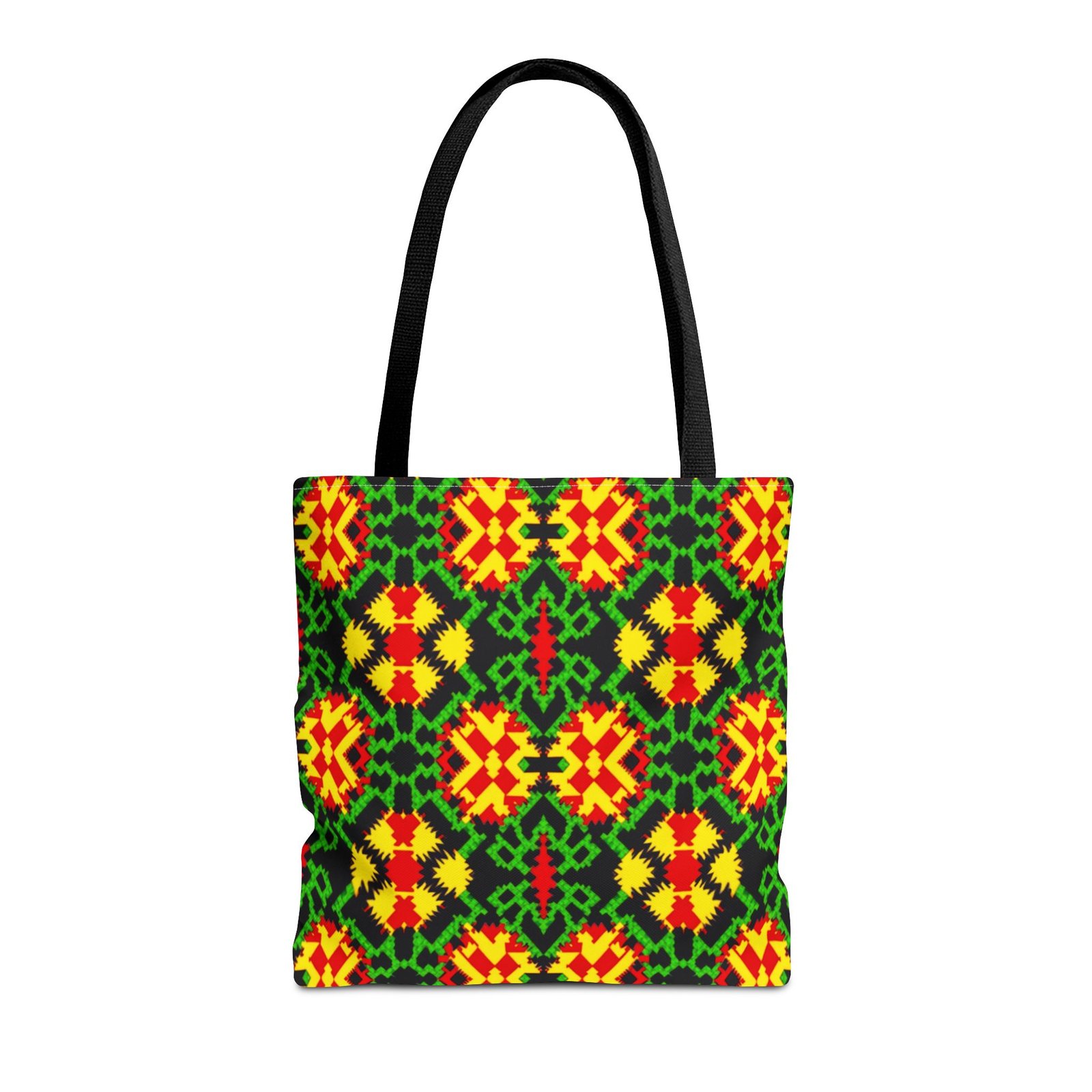 African Print Tote Bag, Ankara Tote, Ethnic Style Handbag, Colorful Market Bag, Tribal Print Shoulder Bag, Beach Tote - Image 5