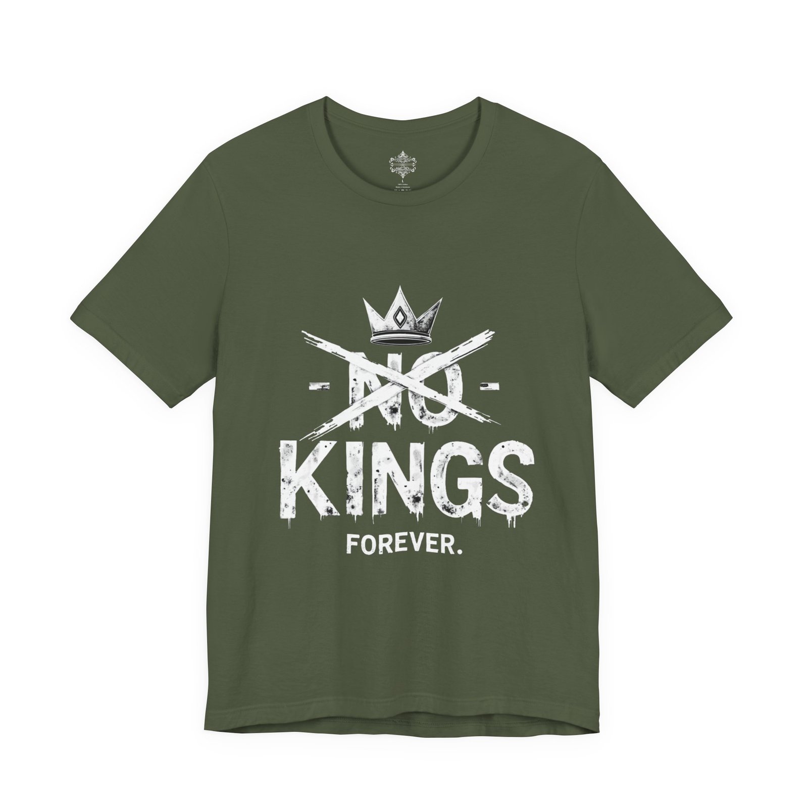 No Kings Forever Statement Shirt, Casual Wear, Street Style, Gift for Rebels, Graphic Tee - Image 15